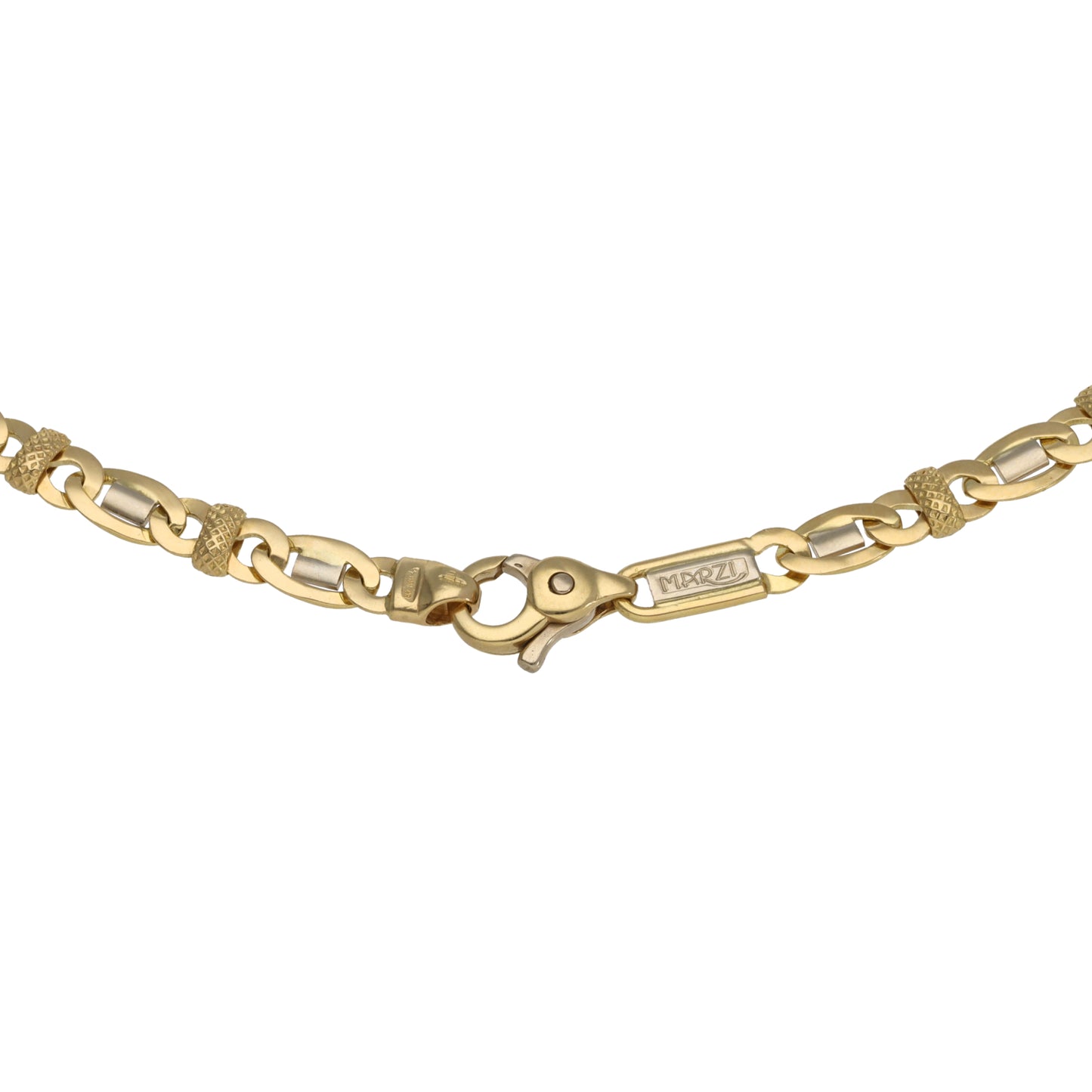 18ct Bicolour Gold Other Chain 18"