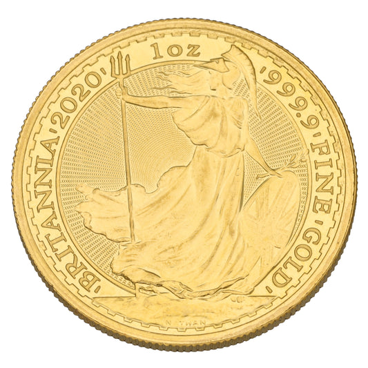 24ct Gold Queen Elizabeth II 1 OZ Britannia Coin 2020