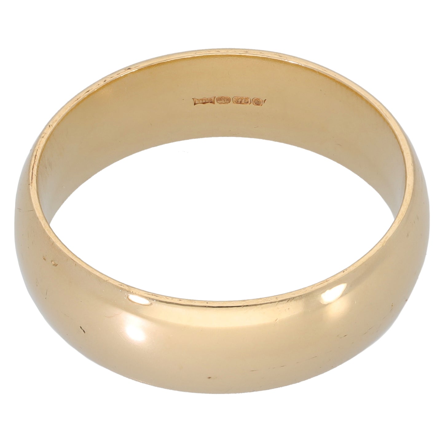 9ct Gold Plain Wedding Ring Size Y