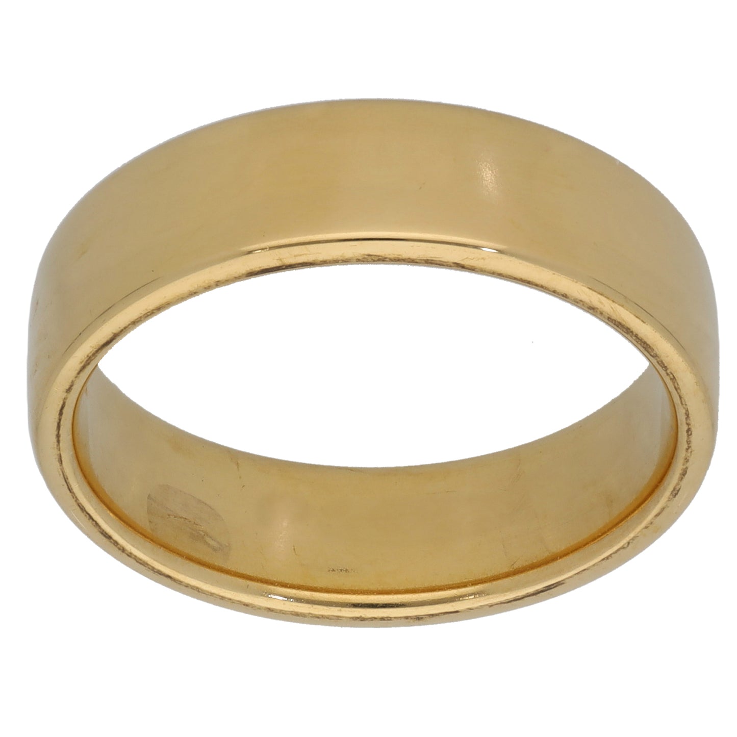 18ct Gold Plain Wedding Ring Size R