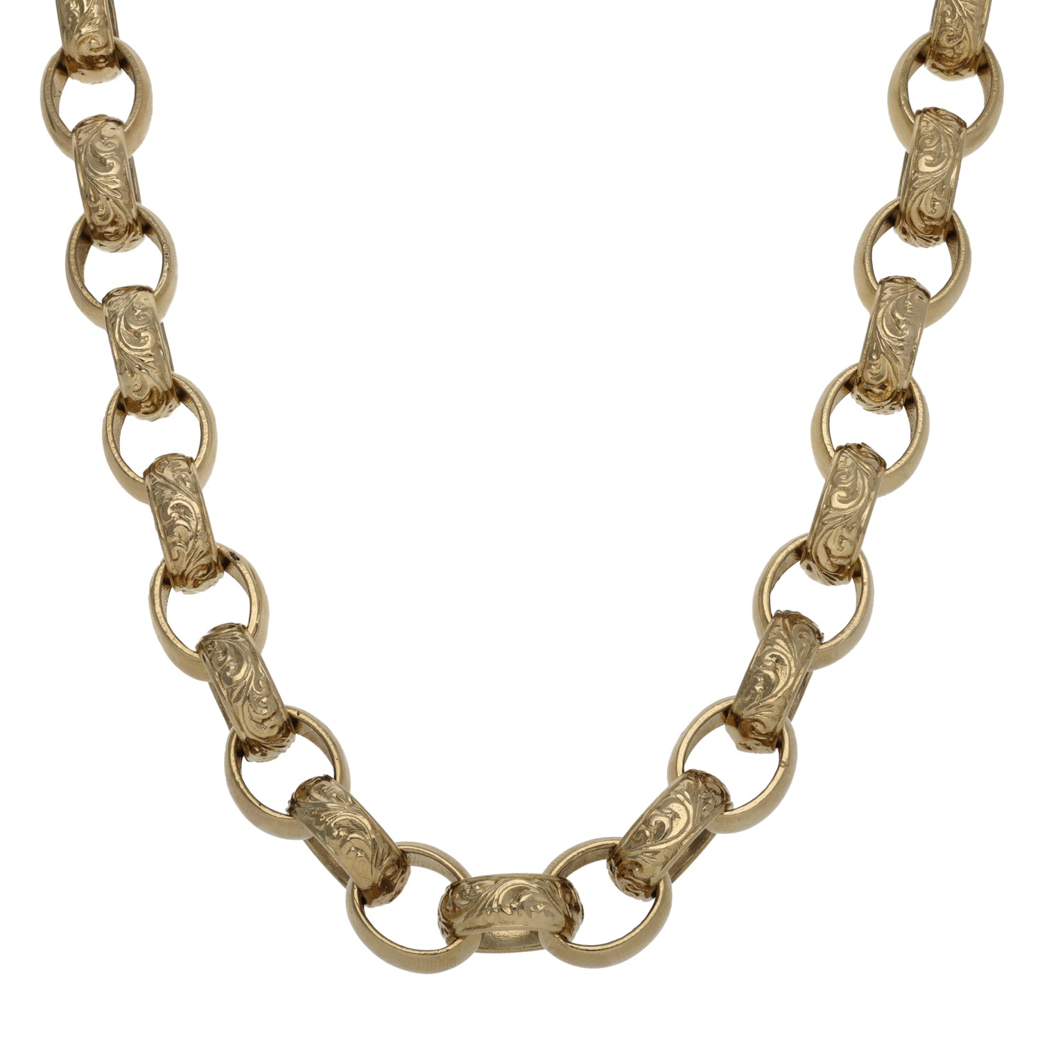 9ct Gold Belcher Chain 22