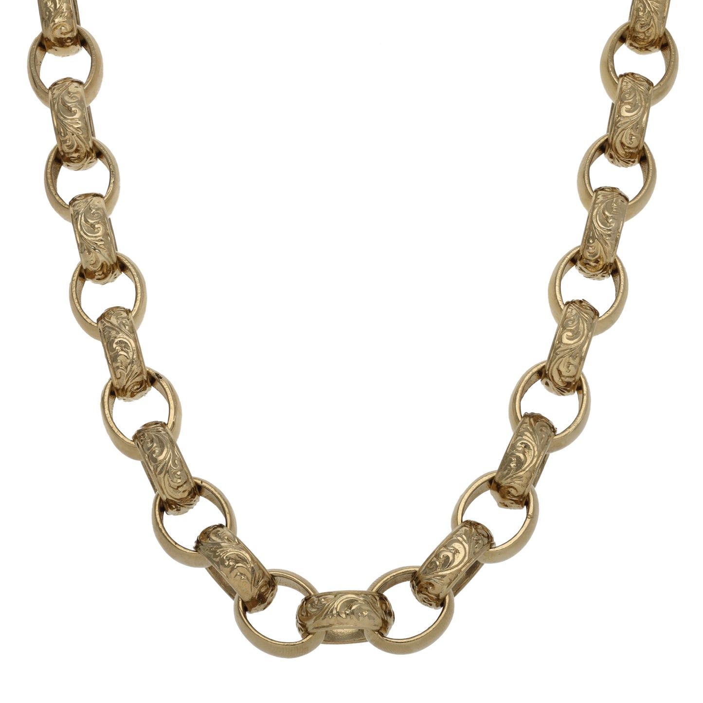9ct Gold Belcher Chain 22"