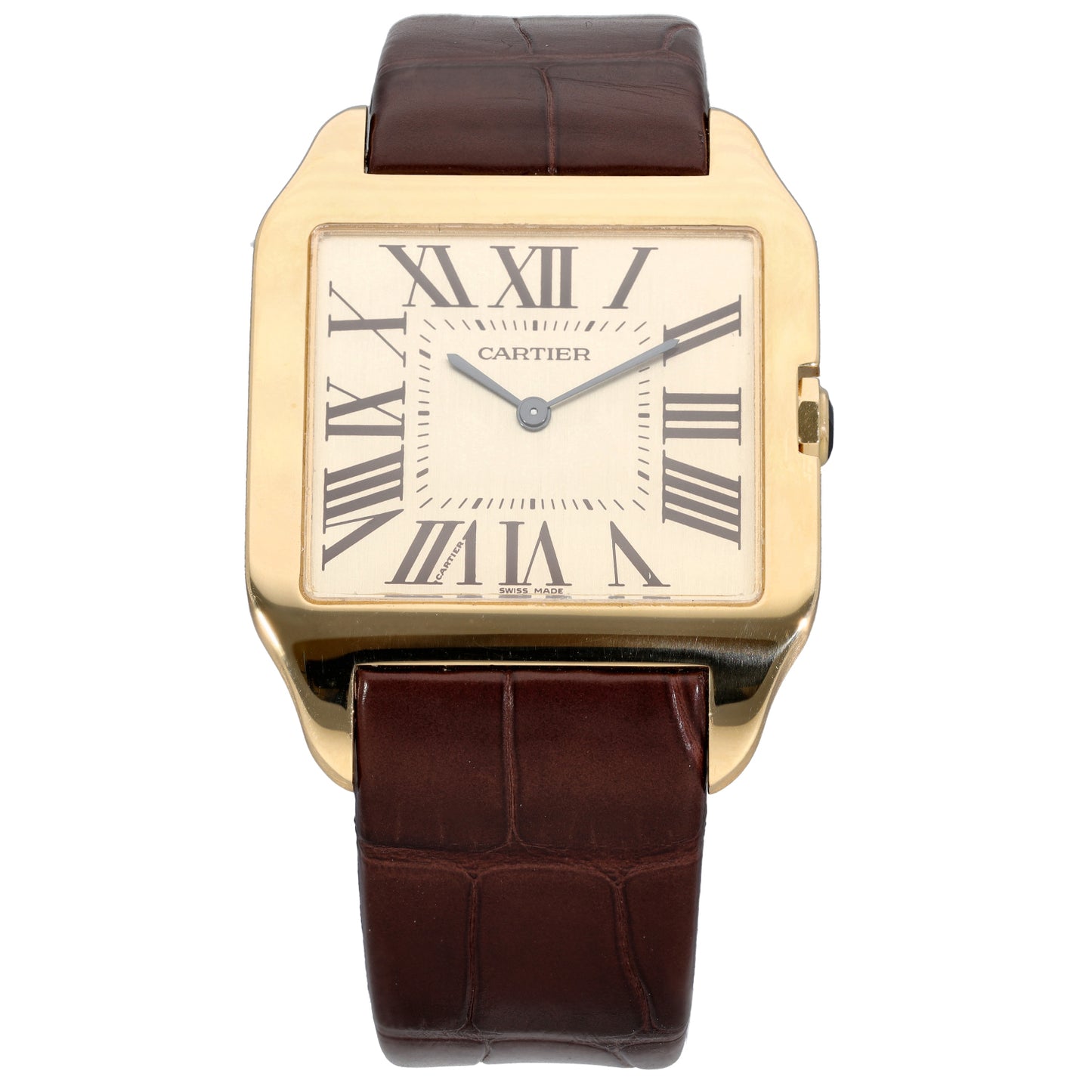 Cartier Santos Dumont 2649 35mm Gold Watch