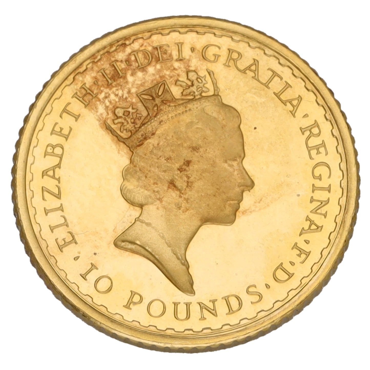 22ct Gold Queen Elizabeth II 1/10 OZ Britannia Coin 1994