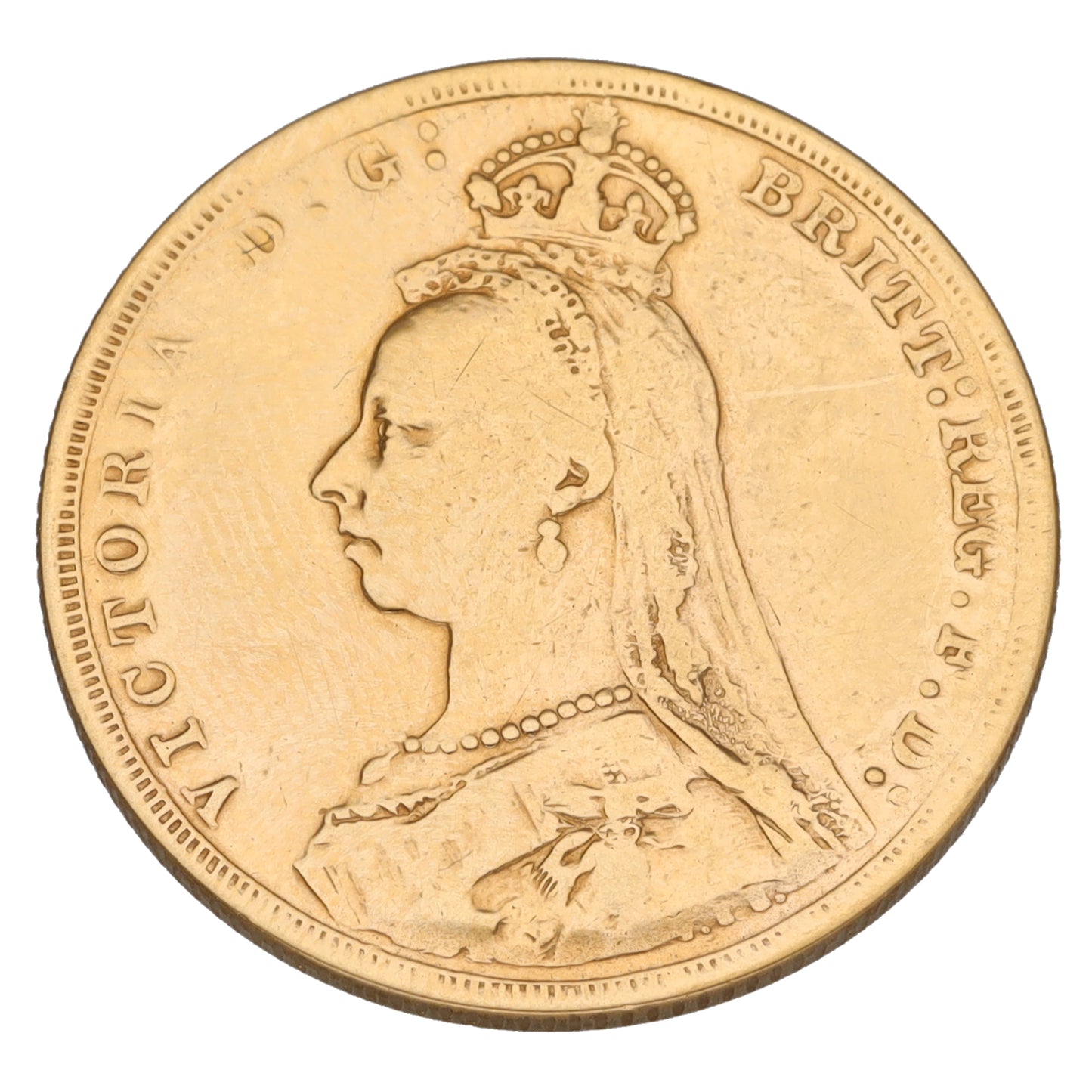 22ct Gold Queen Victoria Full Sovereign Coin 1891
