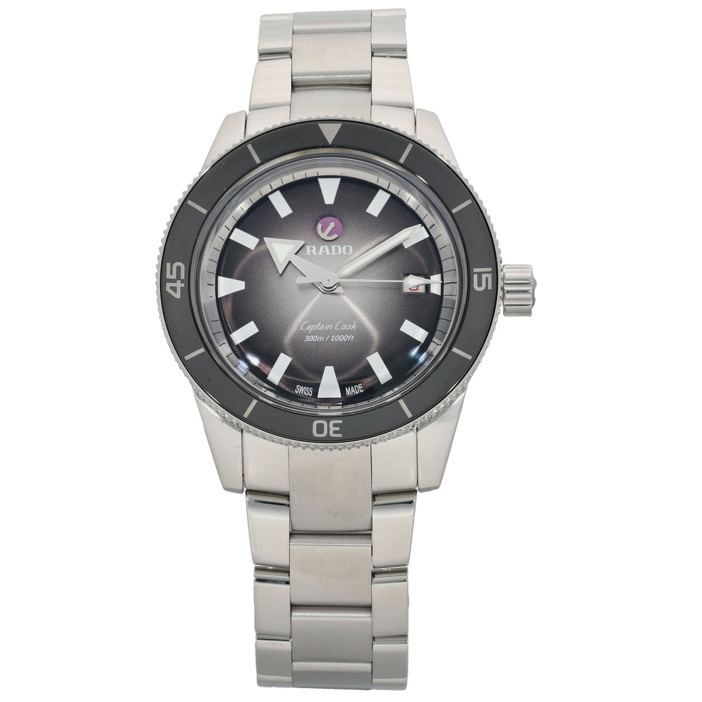 Rado Captain Cook 763.6105.3 42mm Stainless Steel Watch