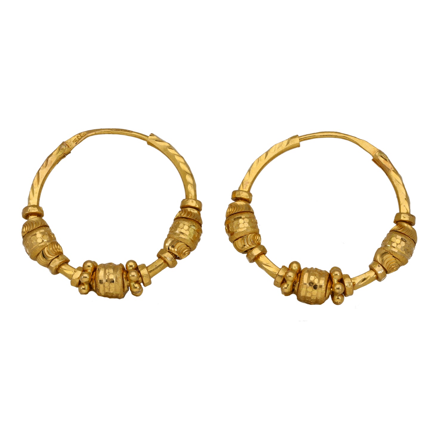 22ct Gold Hoop Earrings