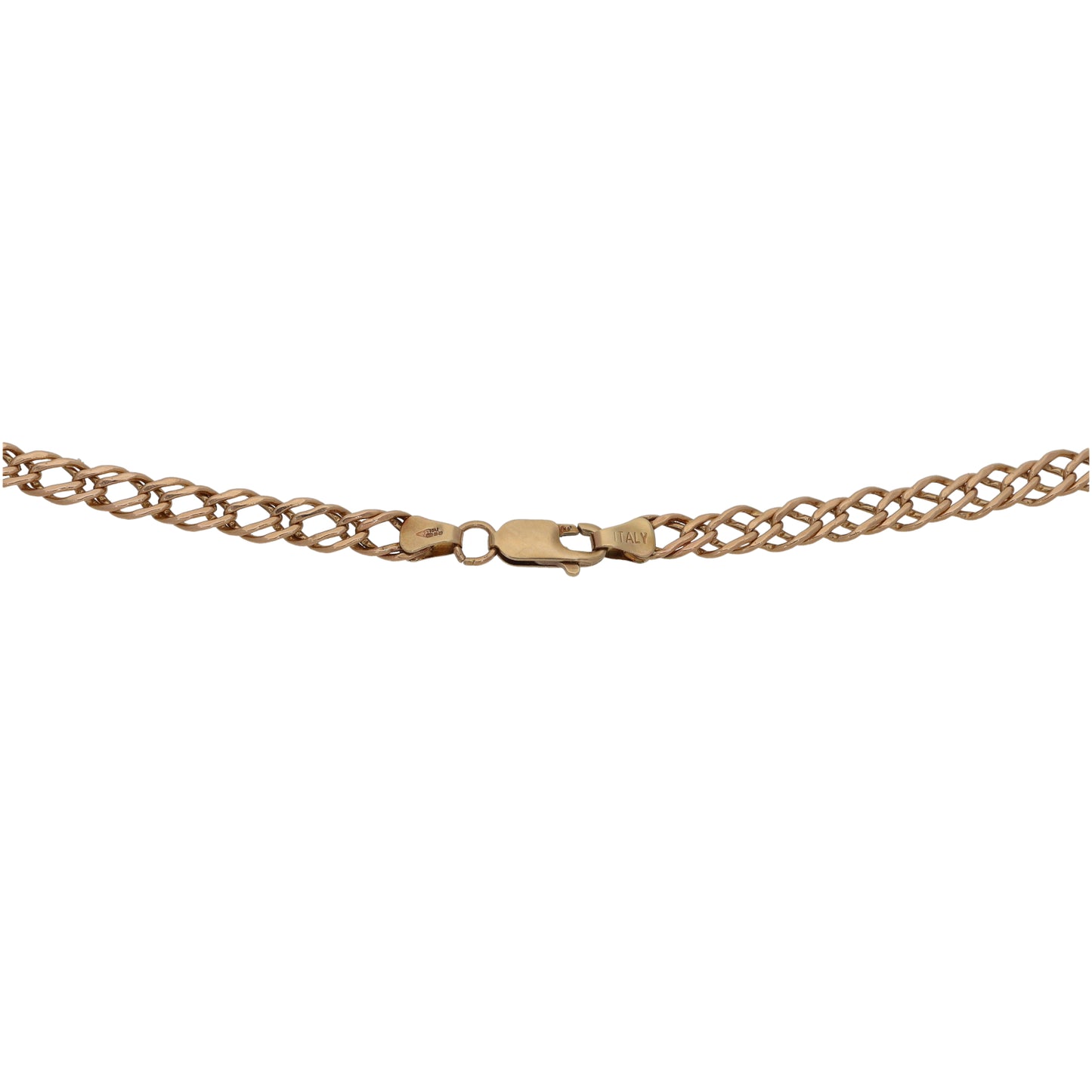 9ct Gold Double Curb Chain 20"