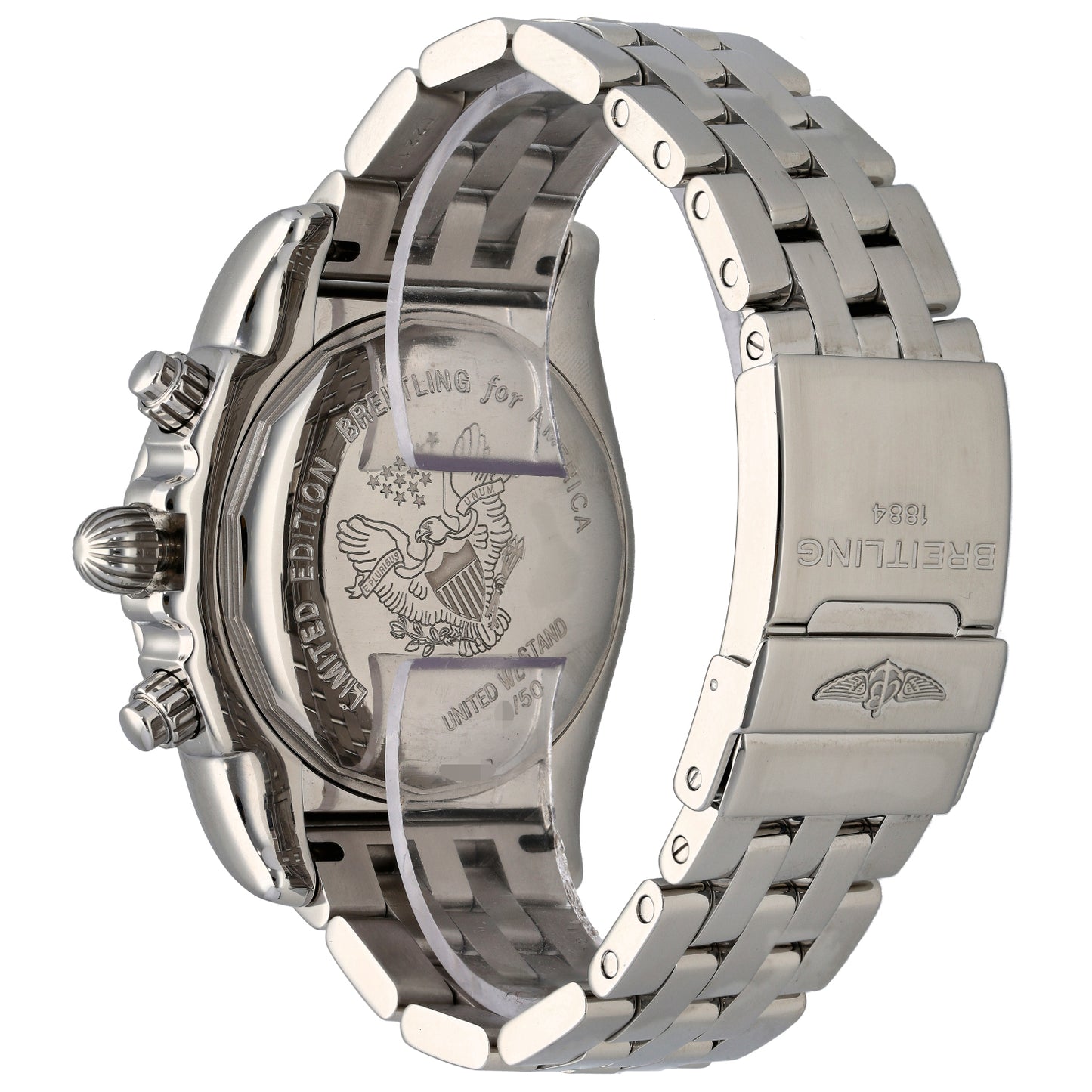 Breitling Chronomat United We Stand AB0110 Limited Edition 44mm Stainless Steel Watch