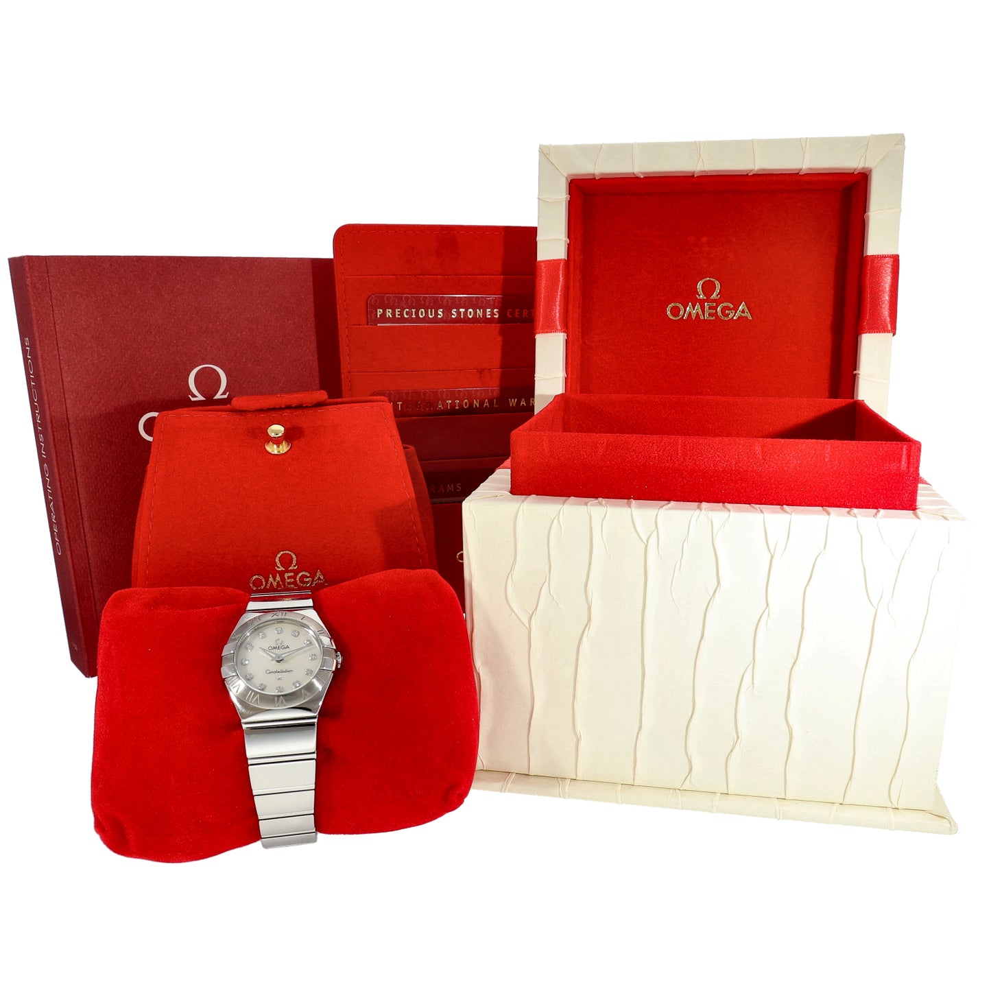 Omega Constellation 123.10.24.60.55.002 24mm Stainless Steel Watch