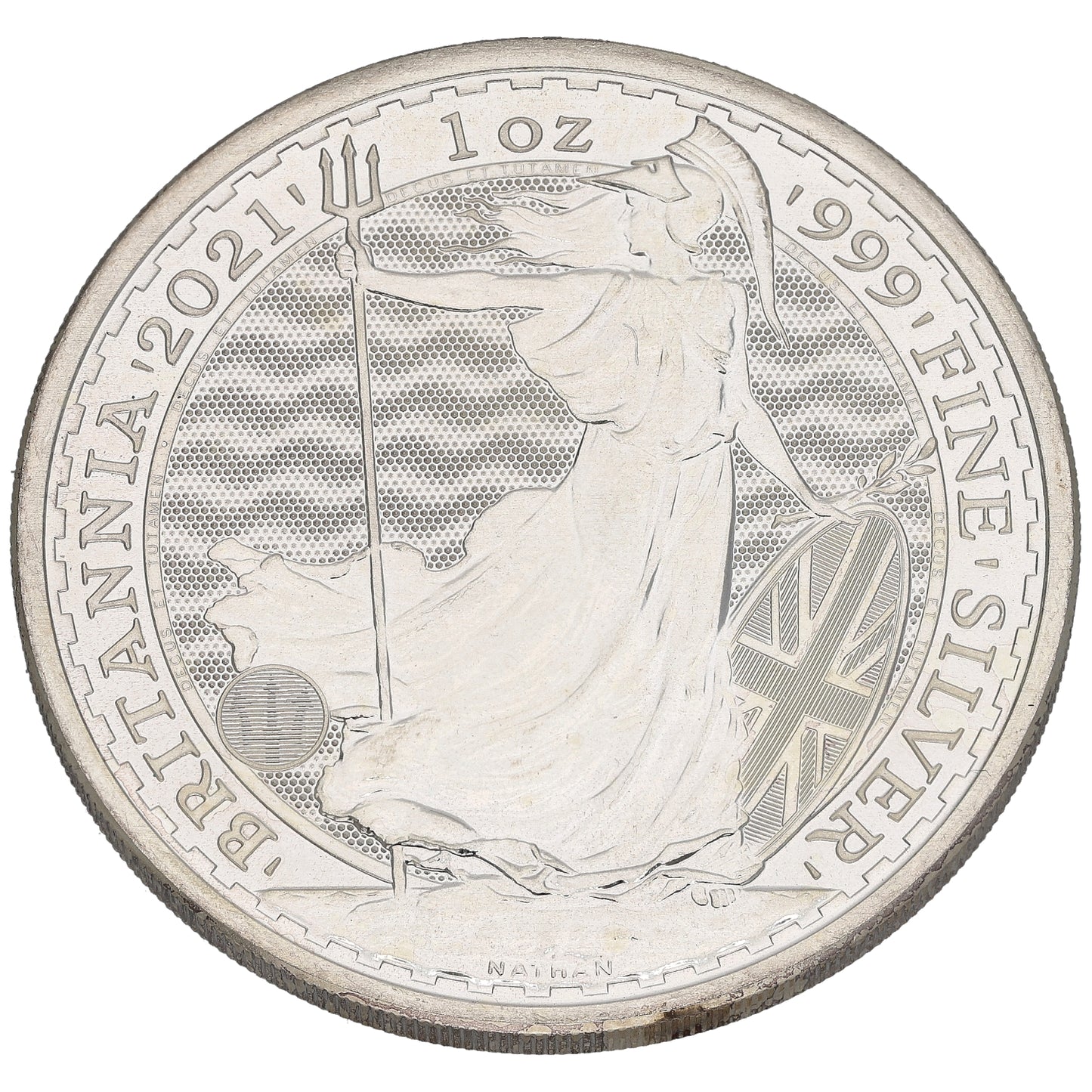 Fine Silver Queen Elizabeth II 1 OZ Britannia Coin 2021