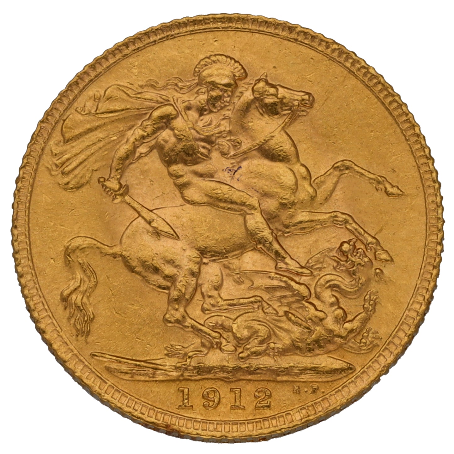 22ct Gold King George V Full Sovereign Coin 1912
