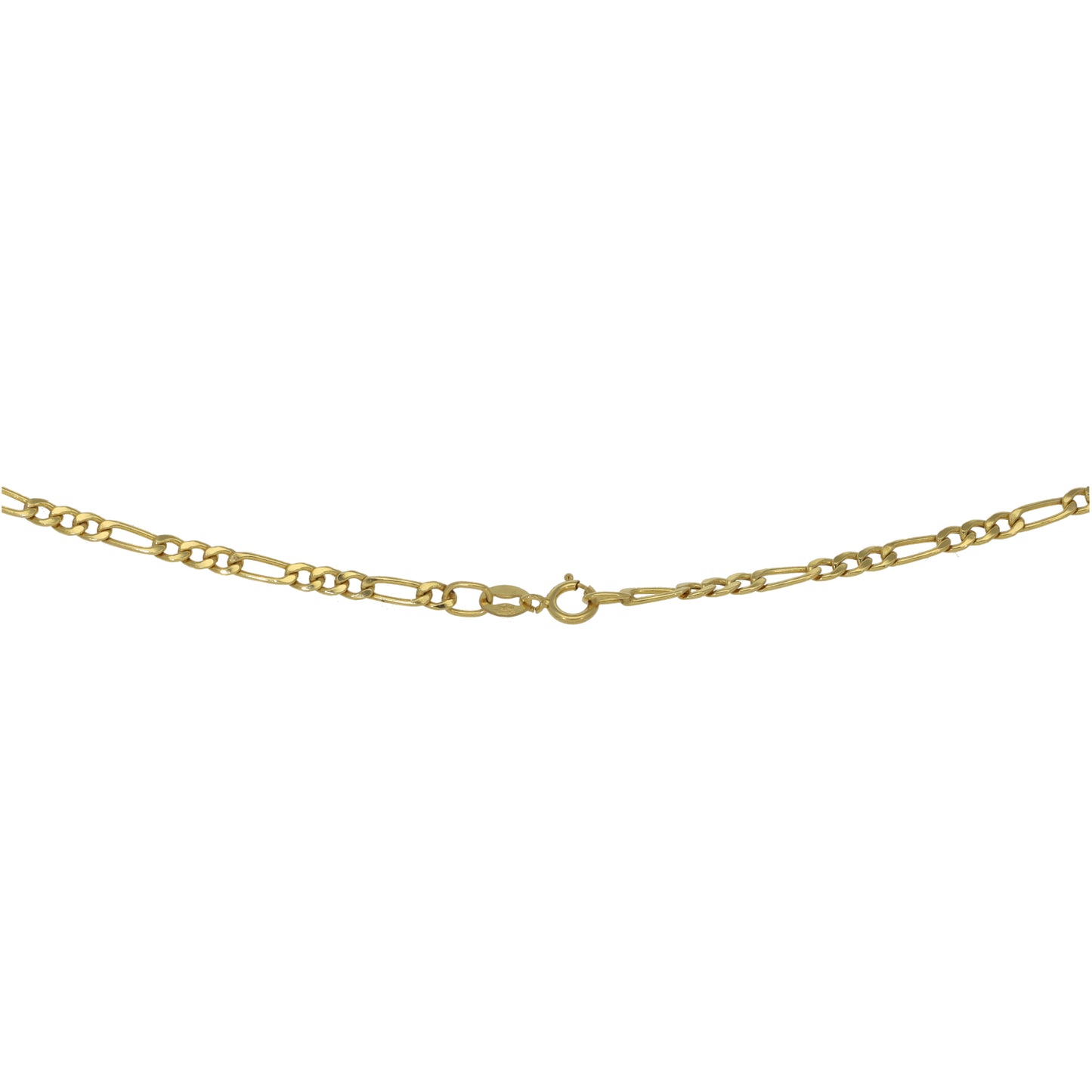 9ct Gold Figaro Chain 18"