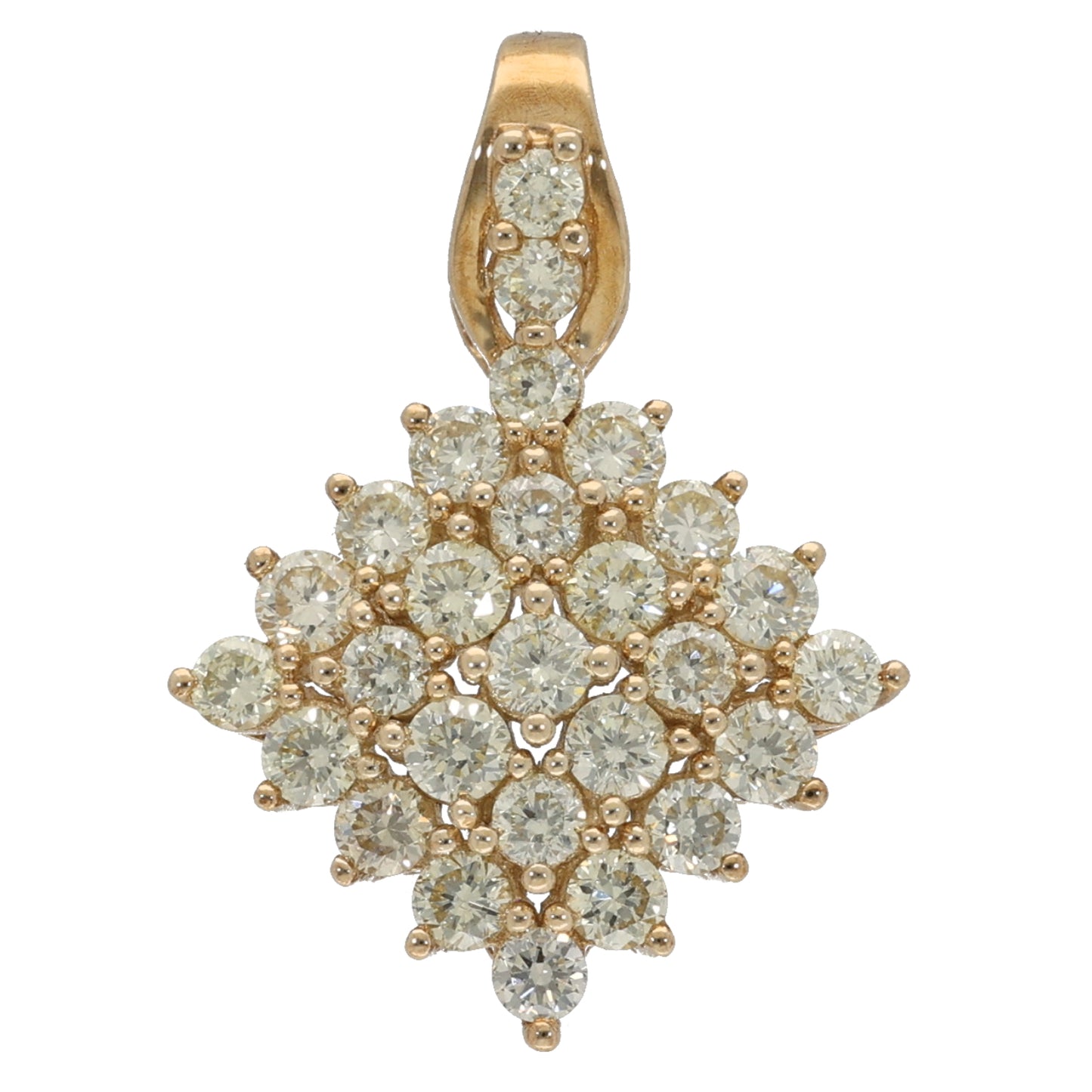 9ct Gold 1.08ct Diamond Dress/Cocktail Pendant