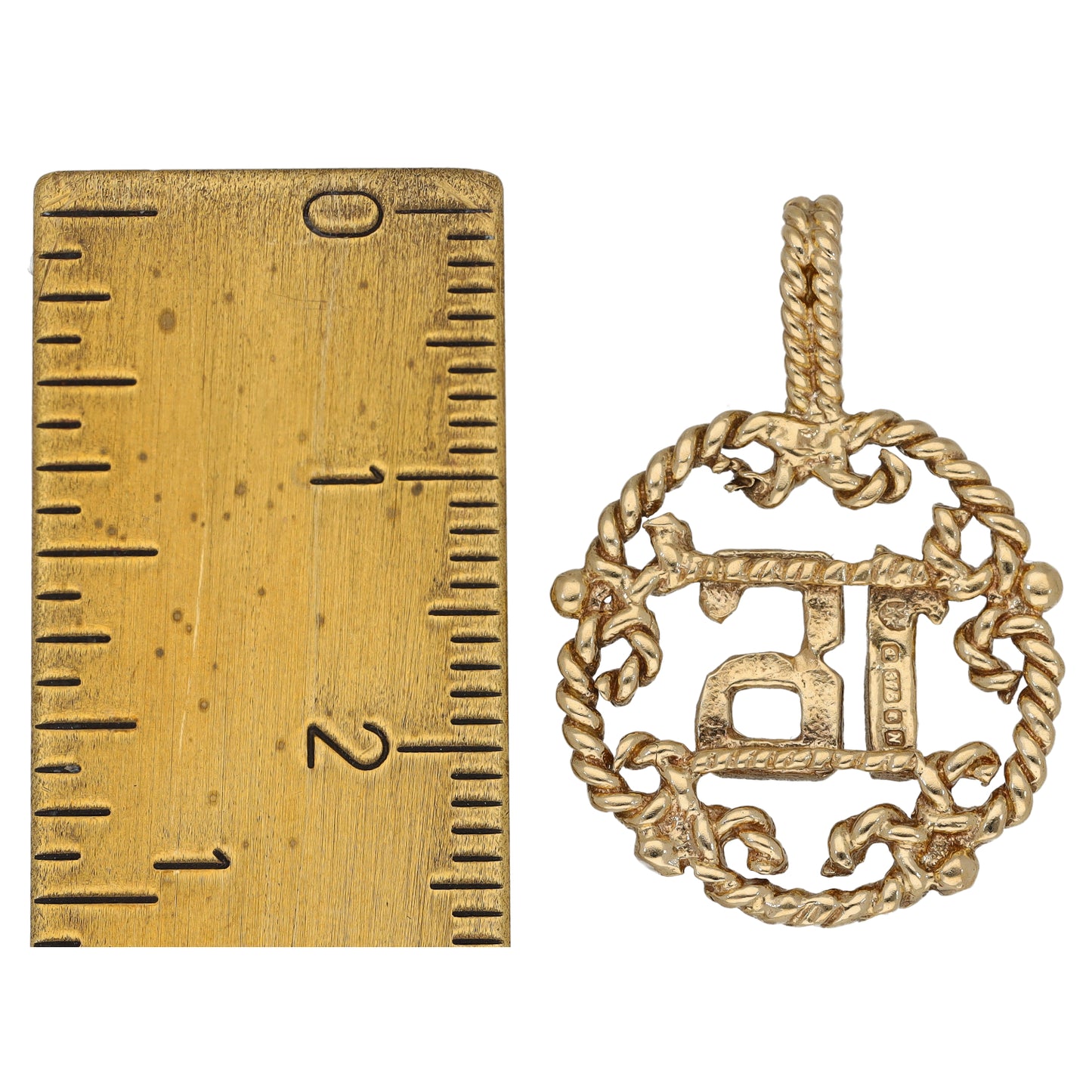 9ct Gold 16 Pendant