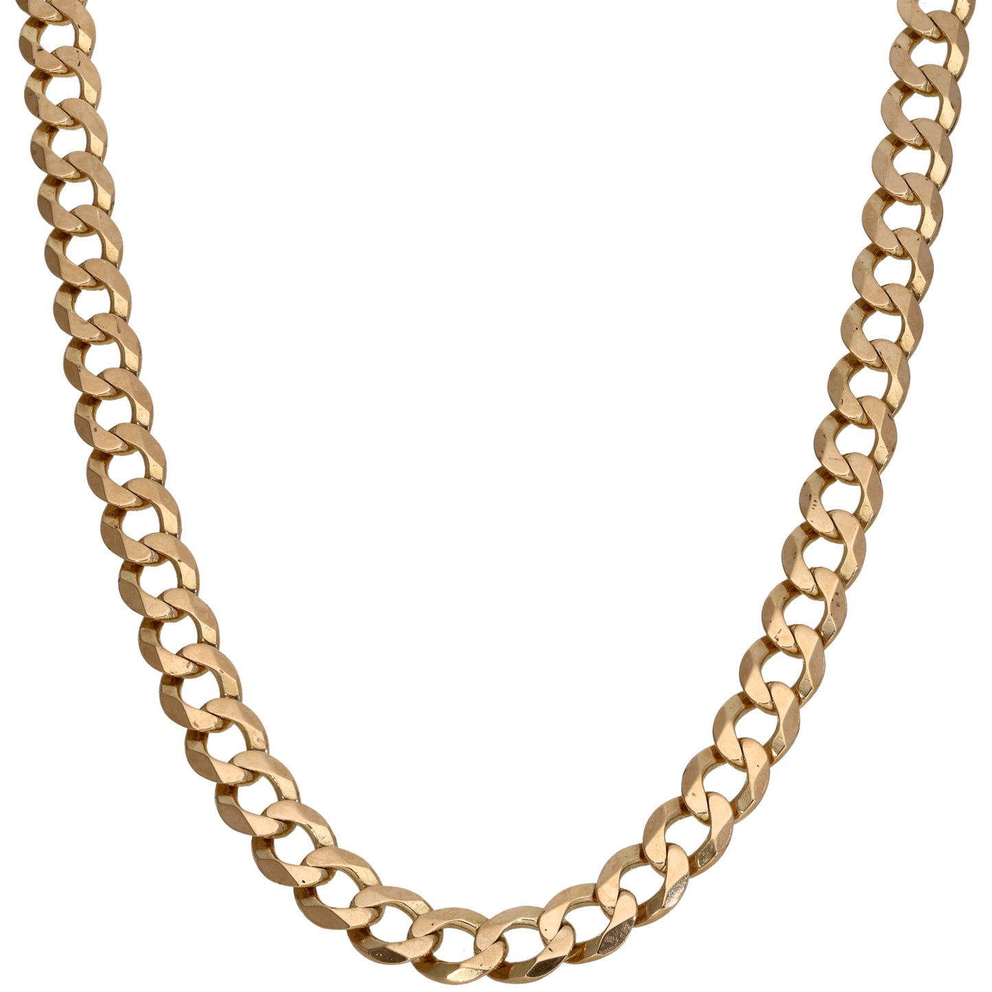 9ct Gold Curb Chain 24"
