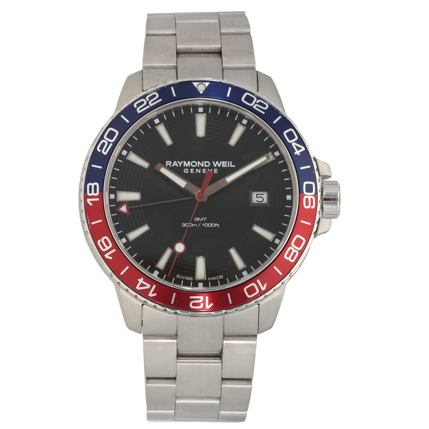 Raymond Weil Tango GMT 8280 42mm Stainless Steel Watch