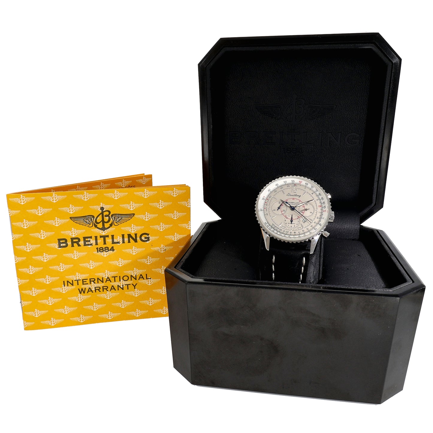 Breitling Montbrillant A41330 38mm Stainless Steel Watch