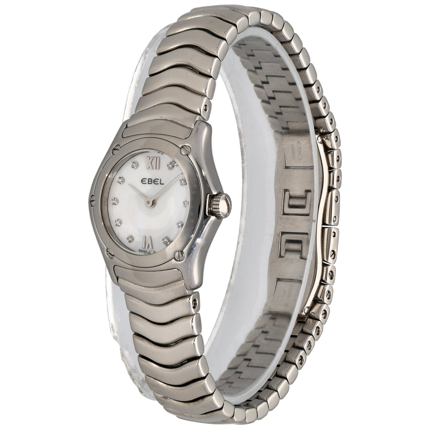Ebel Wave E9157F12 24mm Stainless Steel Watch