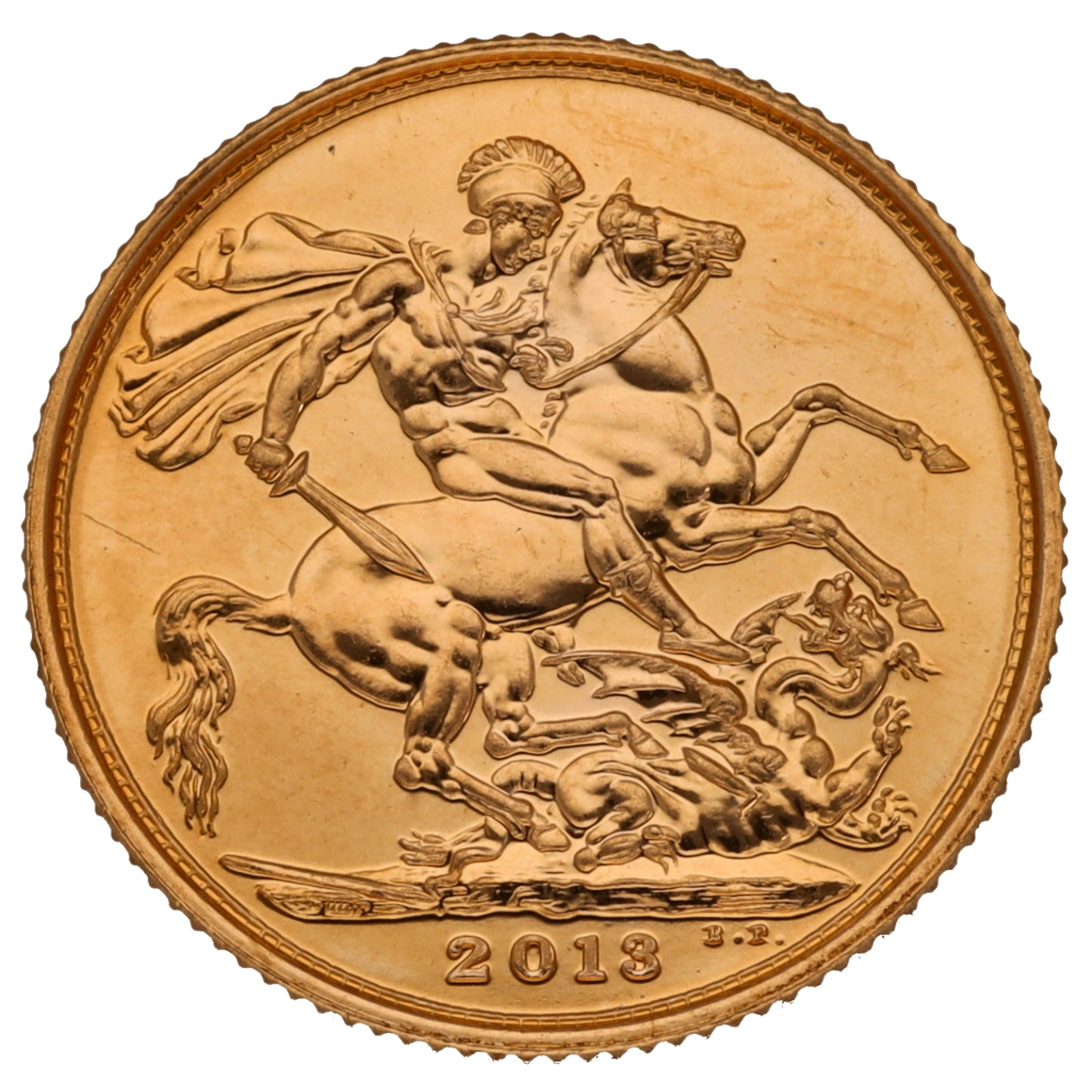 22ct Gold Queen Elizabeth II Full Sovereign Coin 2013