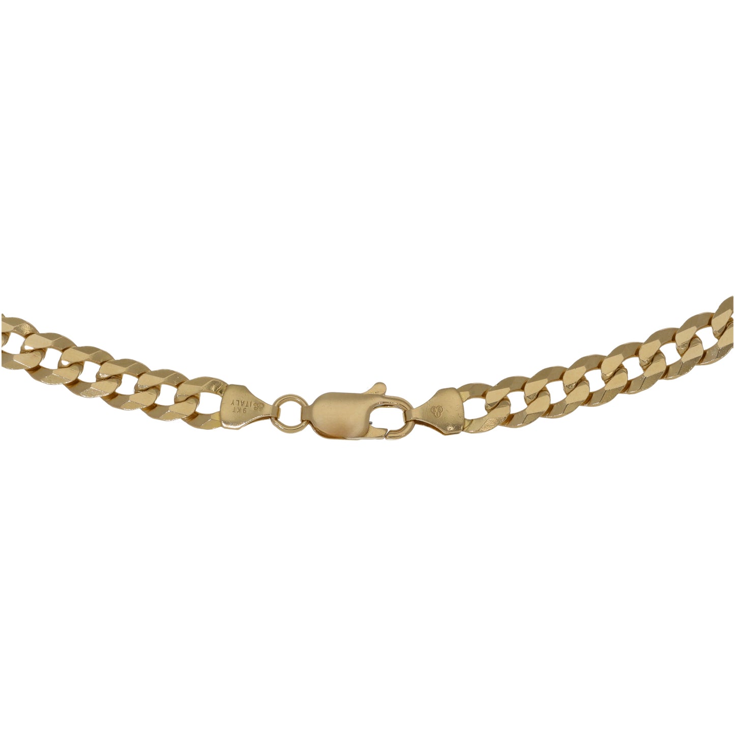 9ct Gold Curb Chain 20"