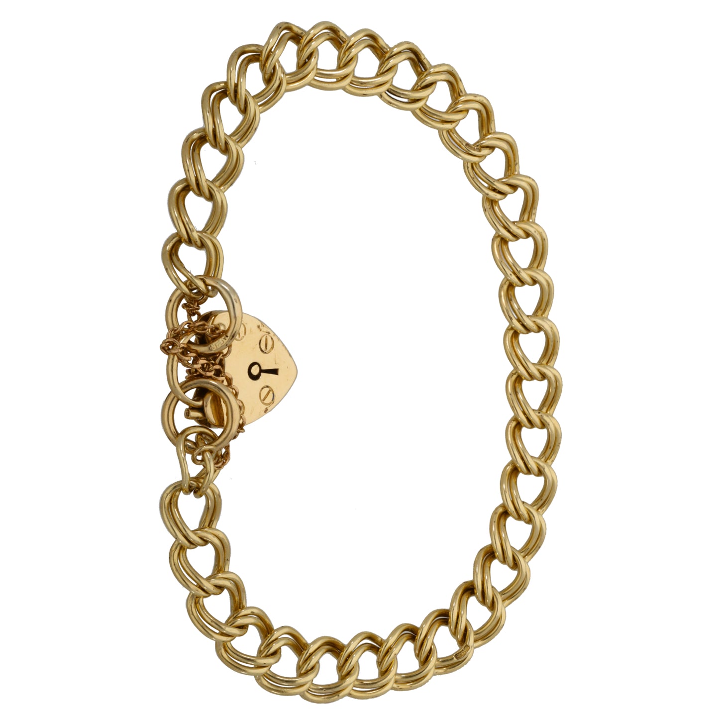9ct Gold Gate Bracelet