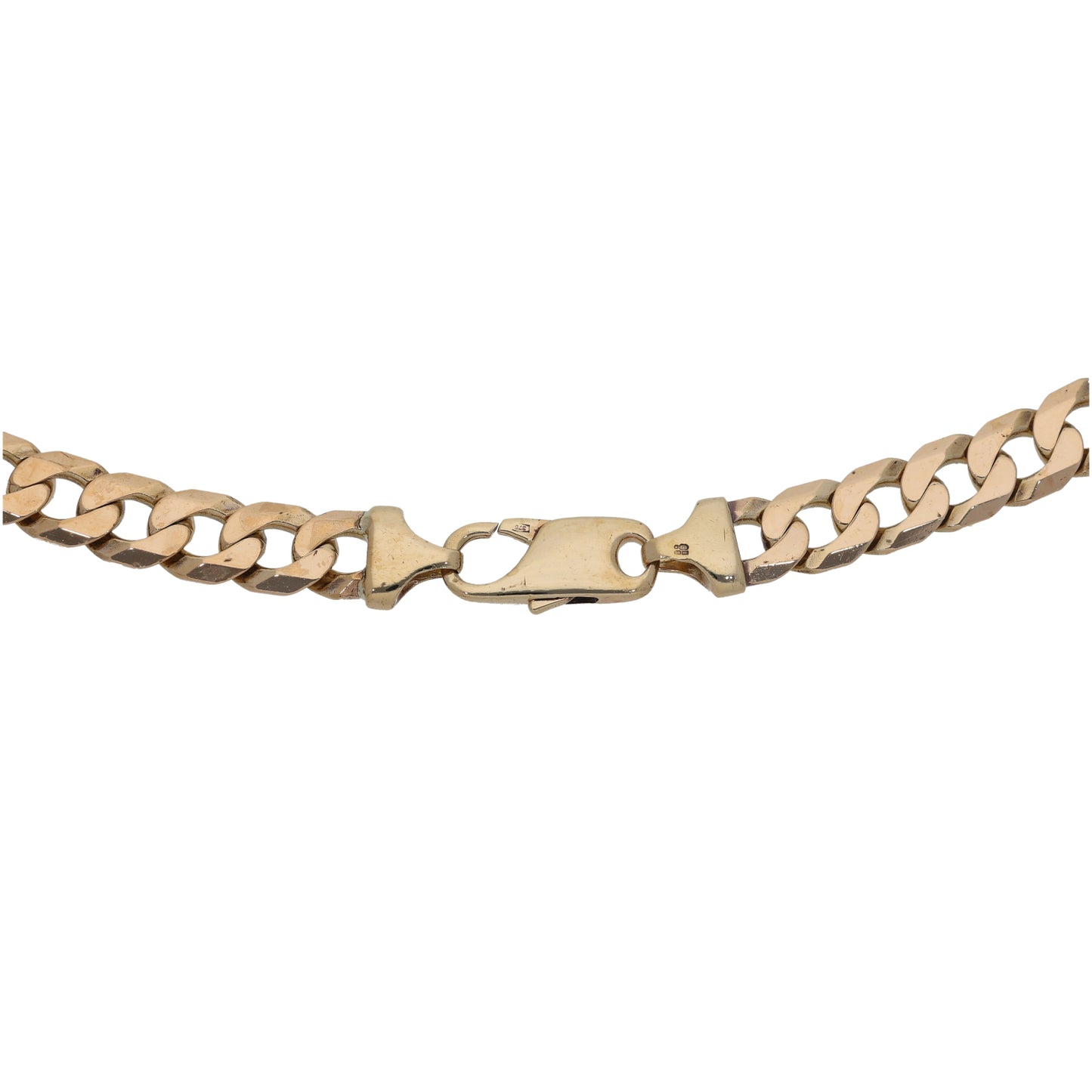 9ct Gold Curb Chain 18"