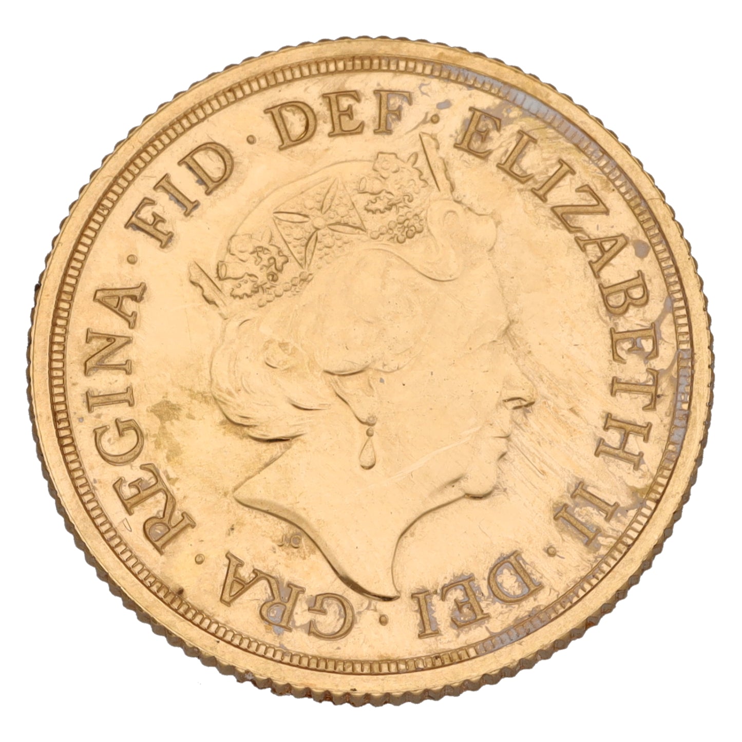 22ct Gold Queen Elizabeth II Full Sovereign Coin 2020