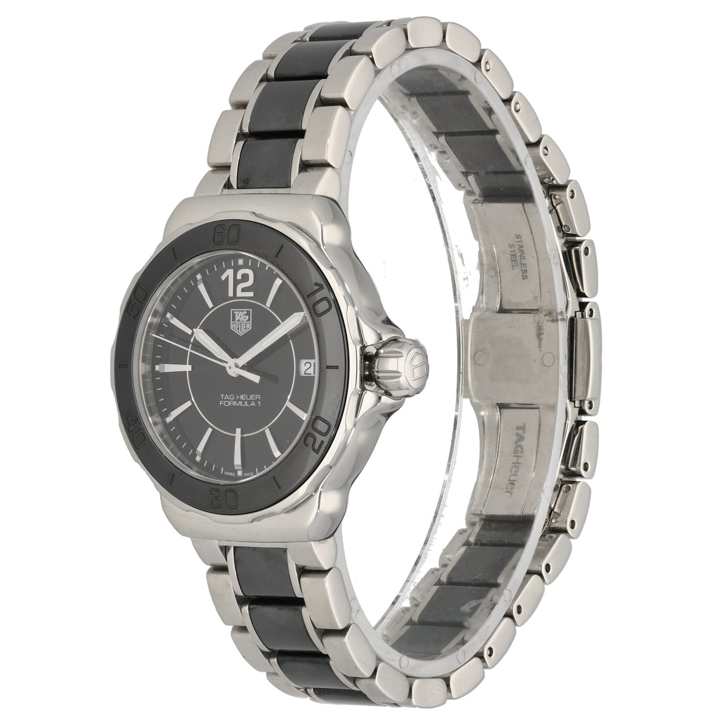 Tag Heuer Formula 1 WAH1210, stainless steel and ceramic, black dial