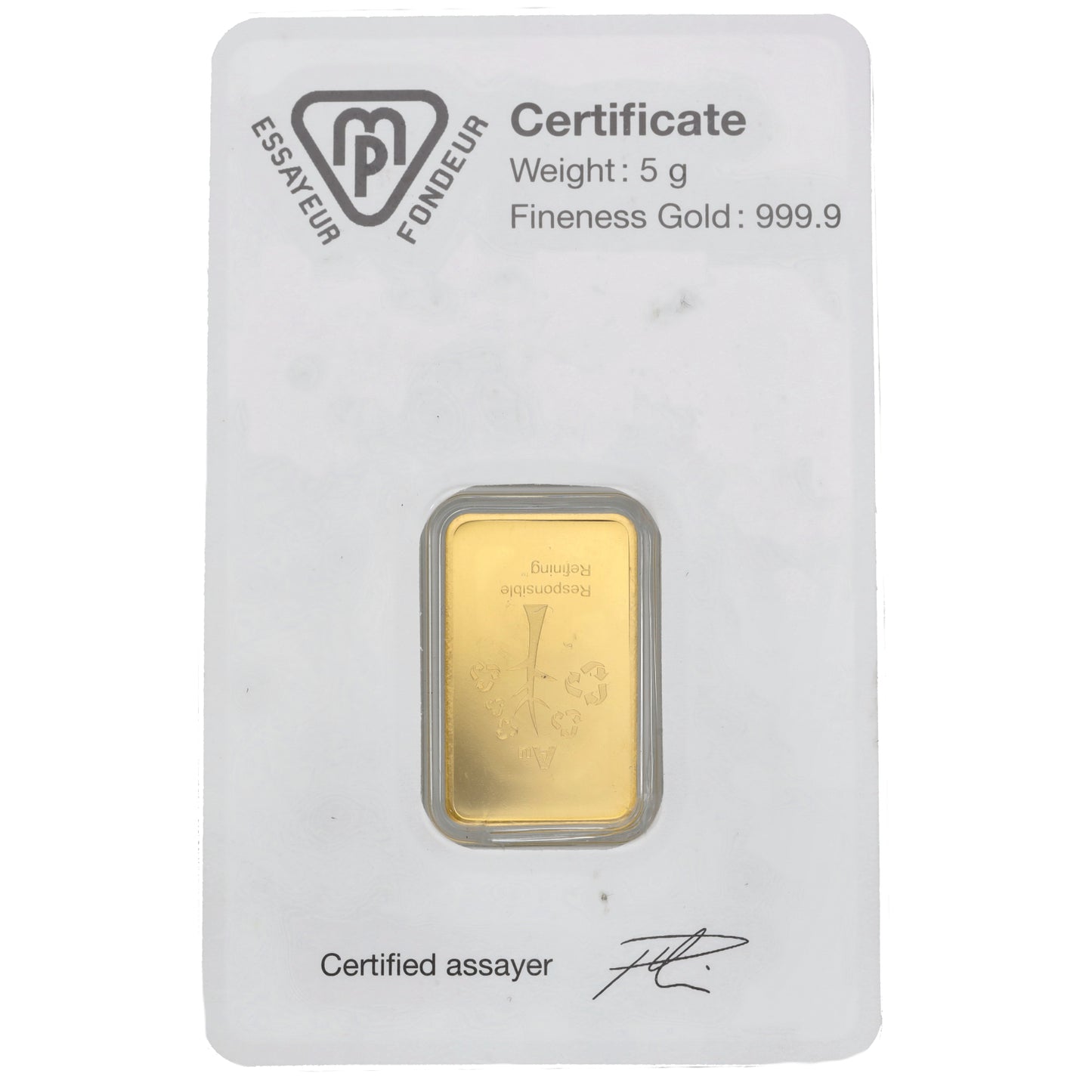 24ct 5g Gold Bar