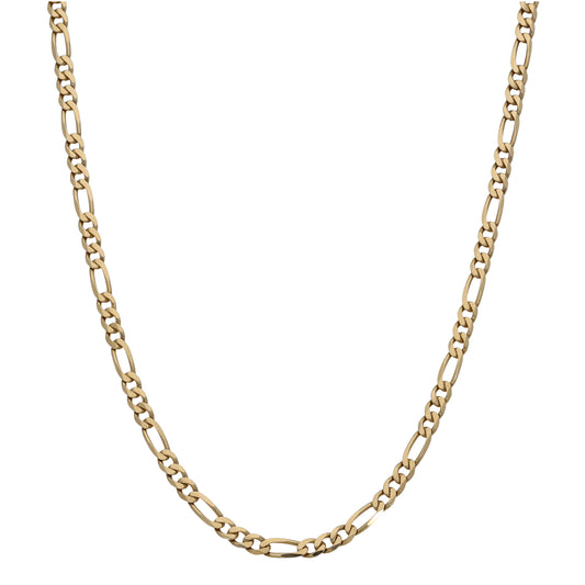 9ct Gold Figaro Chain 18"