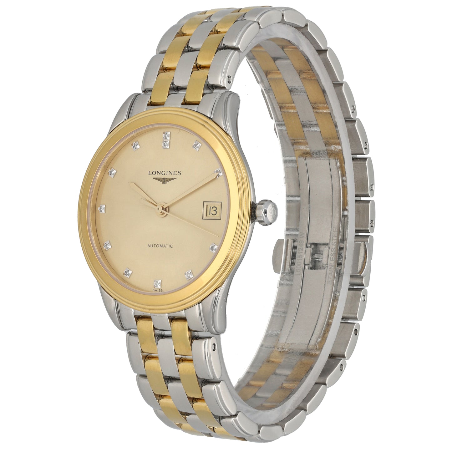 Longines Flagship L4.774.3 36mm Bi-Colour Watch