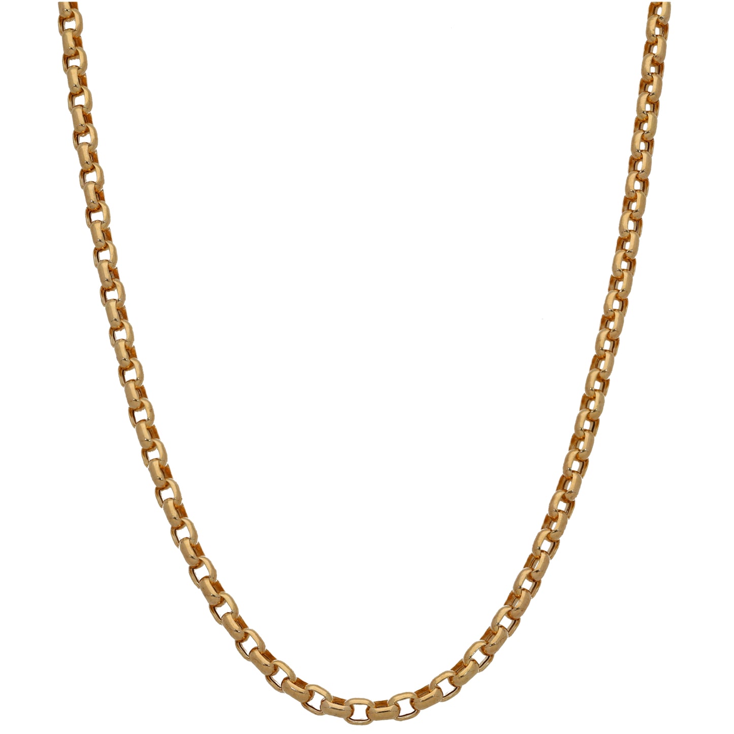 9ct Gold Belcher Chain 18"
