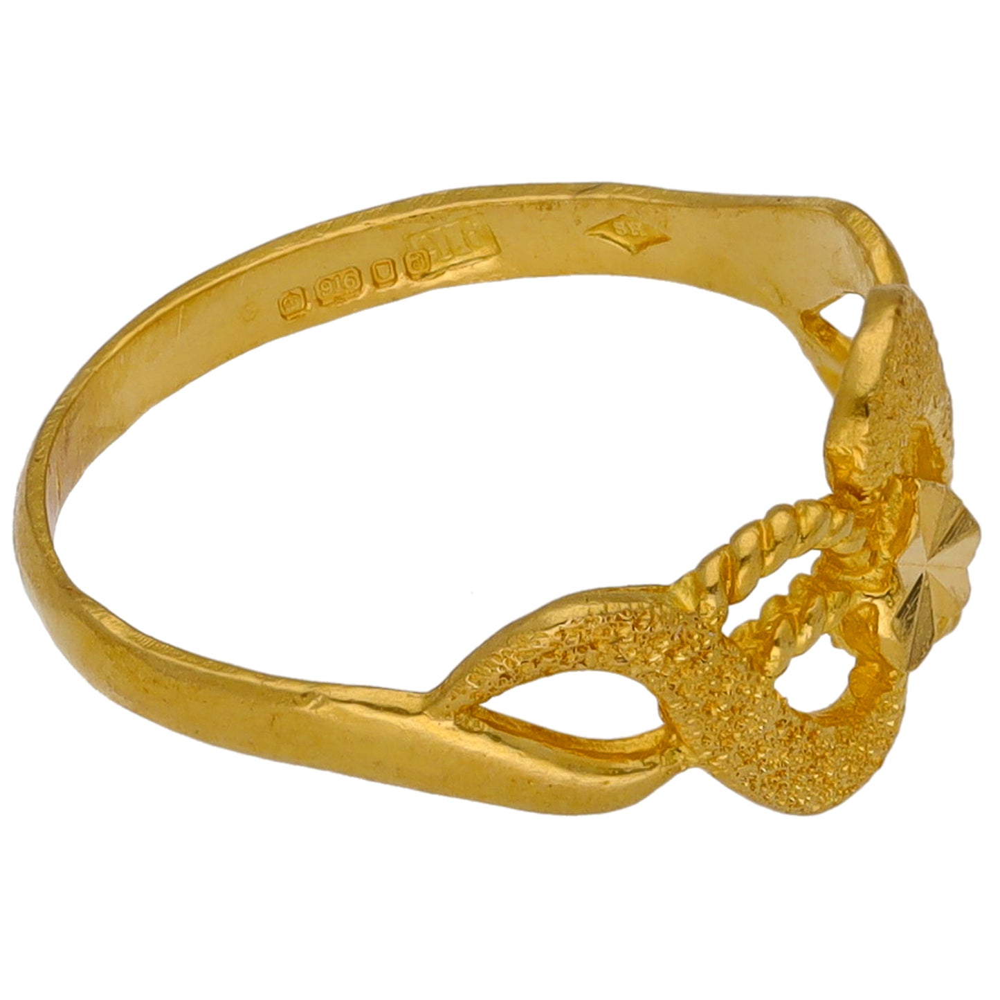 22ct Gold Dress/Cocktail Ring Size M