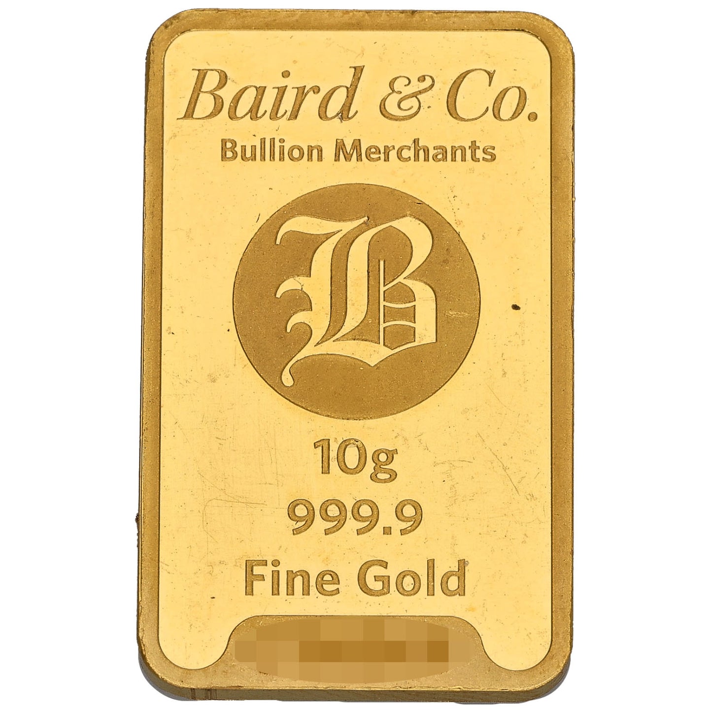 24ct 10g Gold Bar