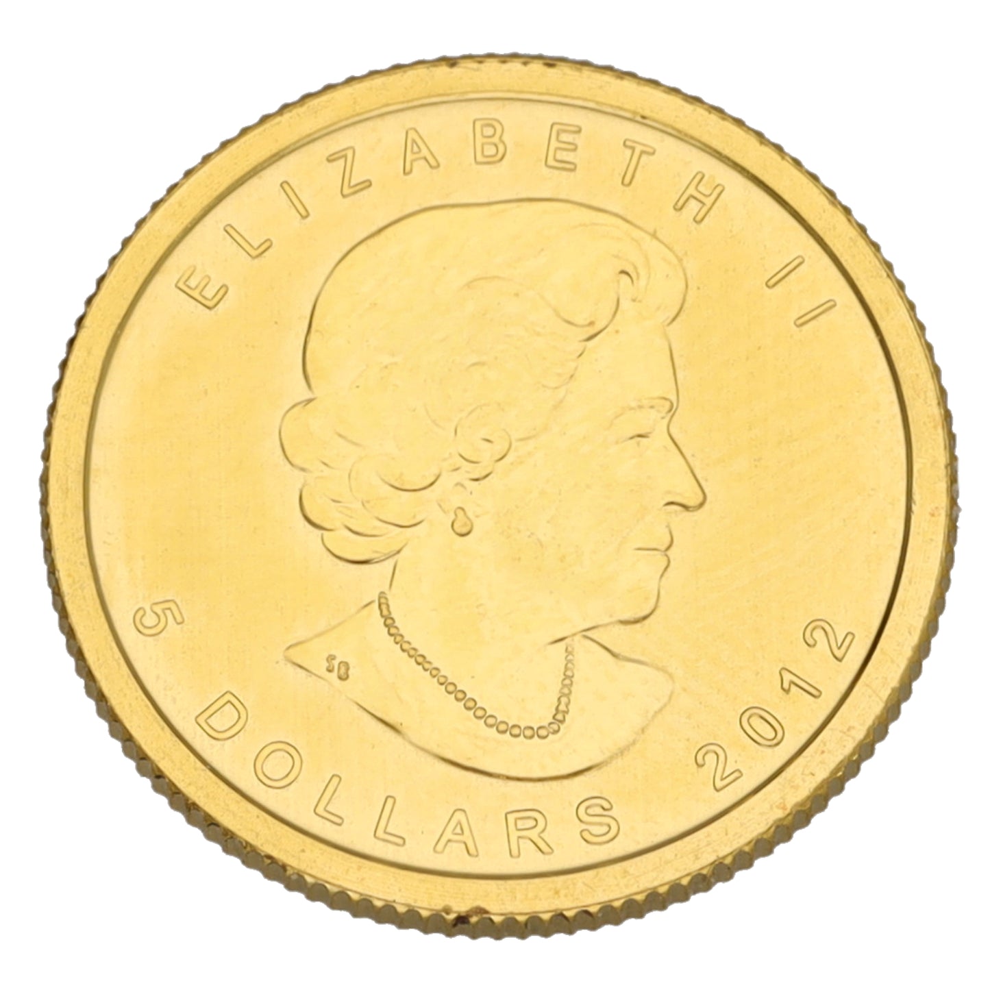 24ct Gold Canada Maple 1/10 OZ Coin 2012