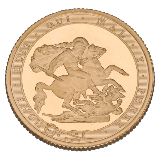 22ct Gold Queen Elizabeth II Full Sovereign Coin 2017