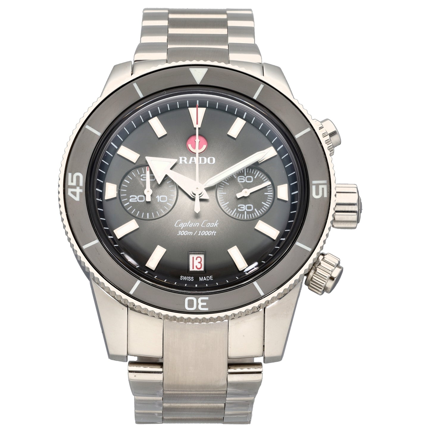 Rado Captain Cook 801.6145.3 43mm Stainless Steel Watch