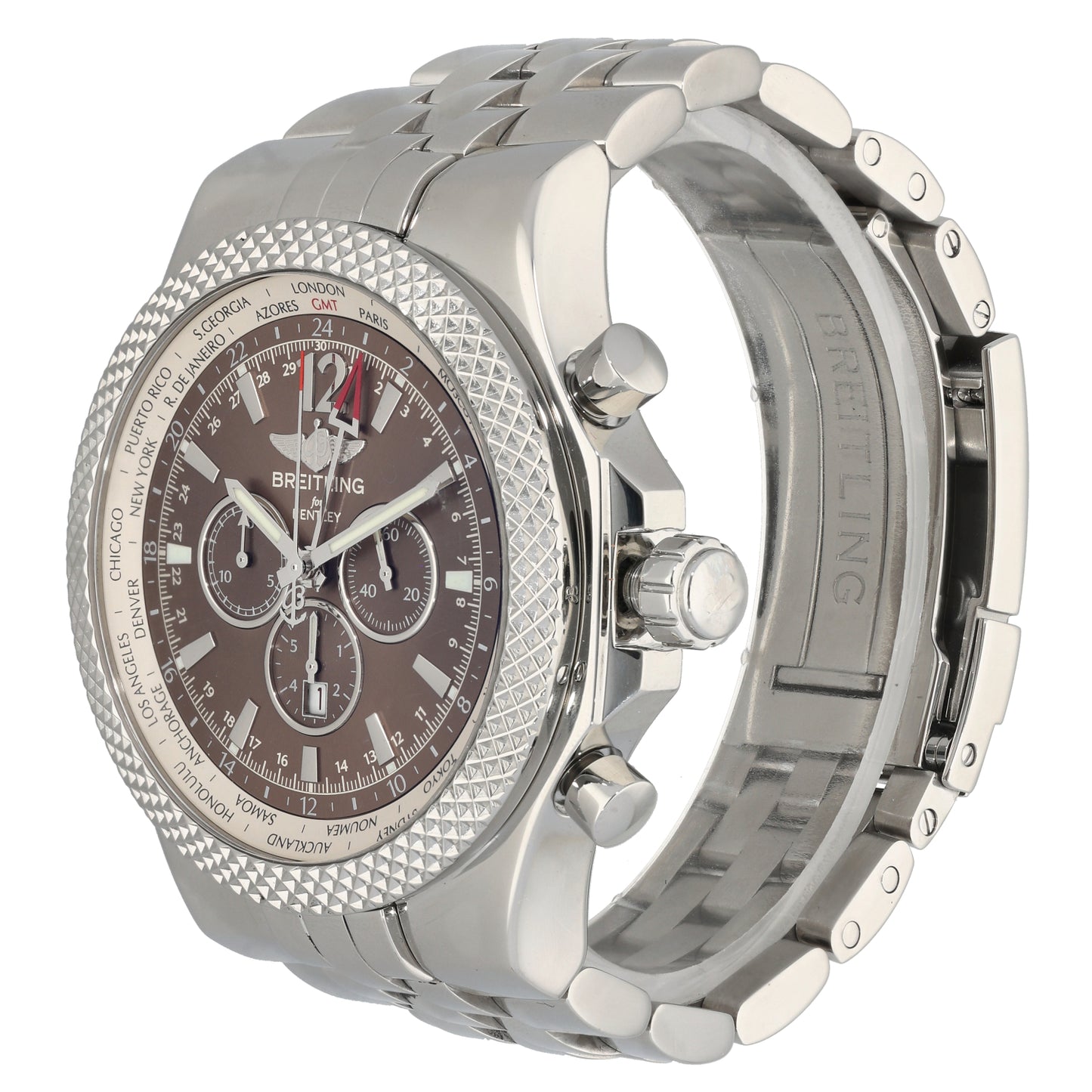 Breitling Bentley GMT A47362 49mm Stainless Steel Watch