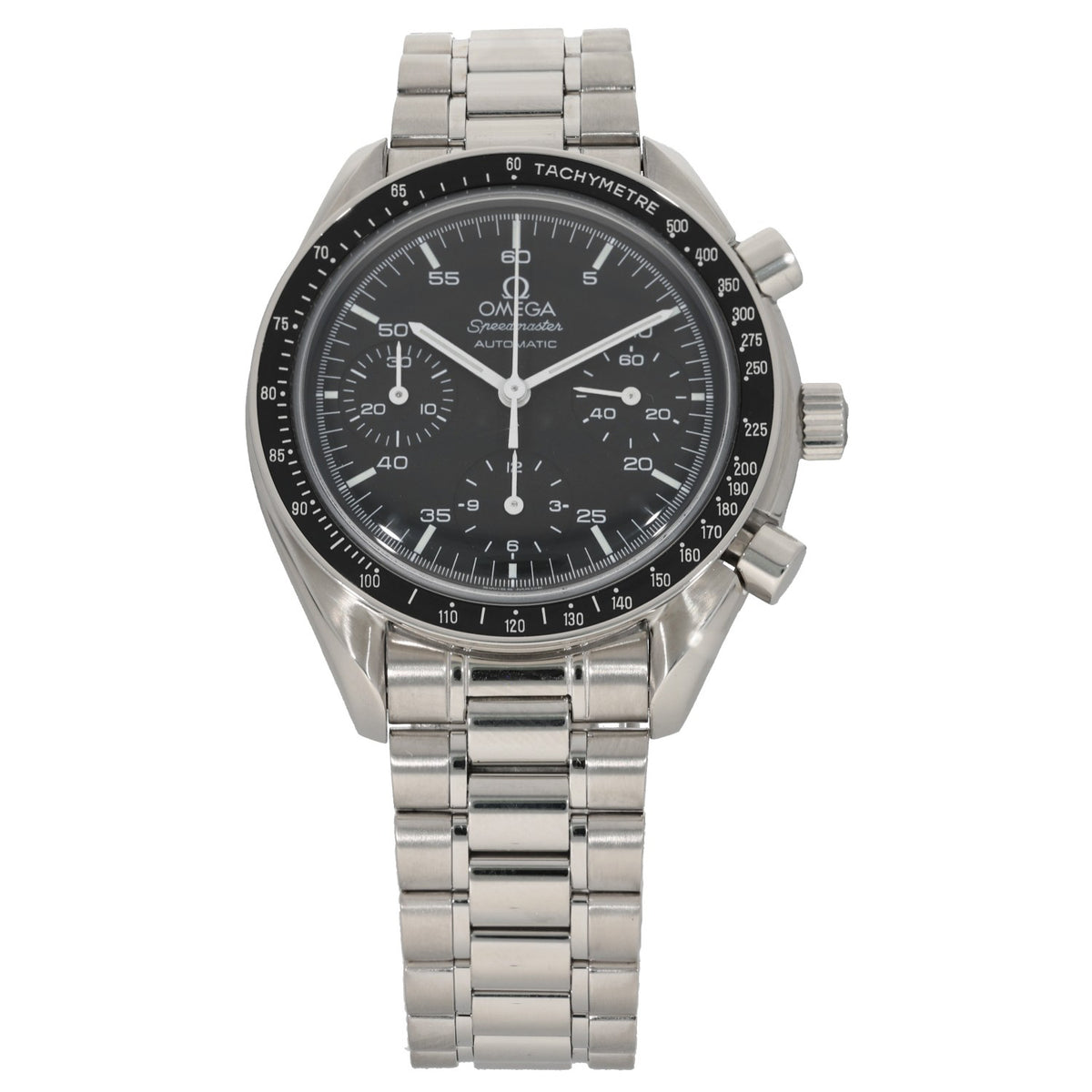 Omega Speedmaster 3510.50.00 Moonwatch, with tachymetre bezel and stainless steel case and bracelet