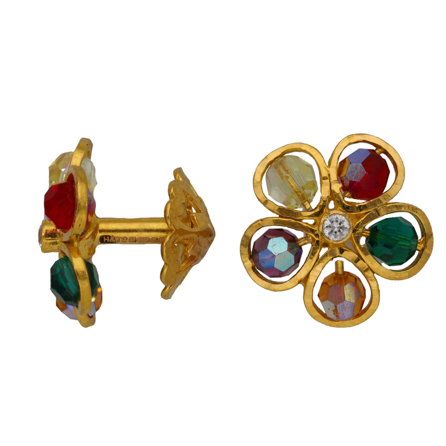 22ct Gold Imitation Dress/Cocktail Earrings