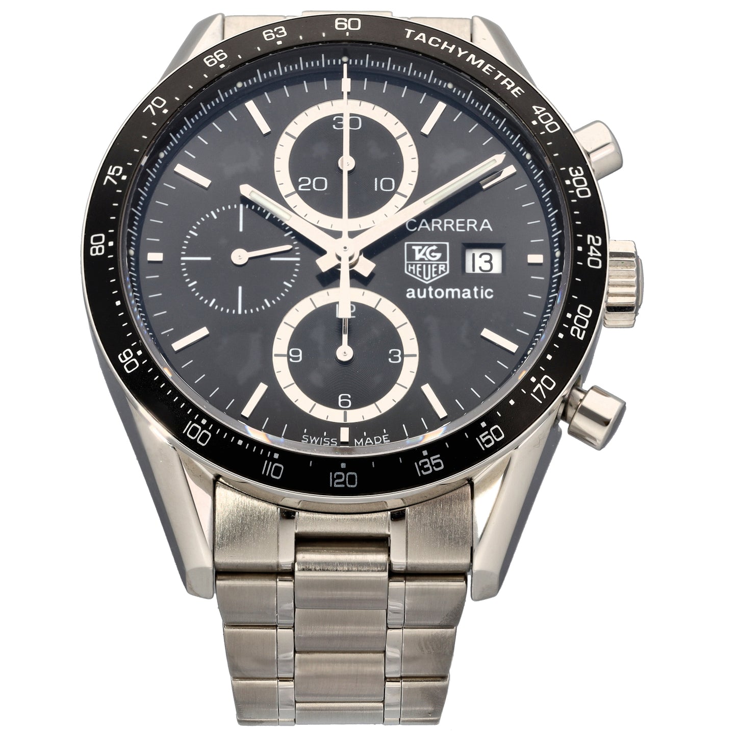 Tag Heuer Carrera CV2010-1 41mm Stainless Steel Watch
