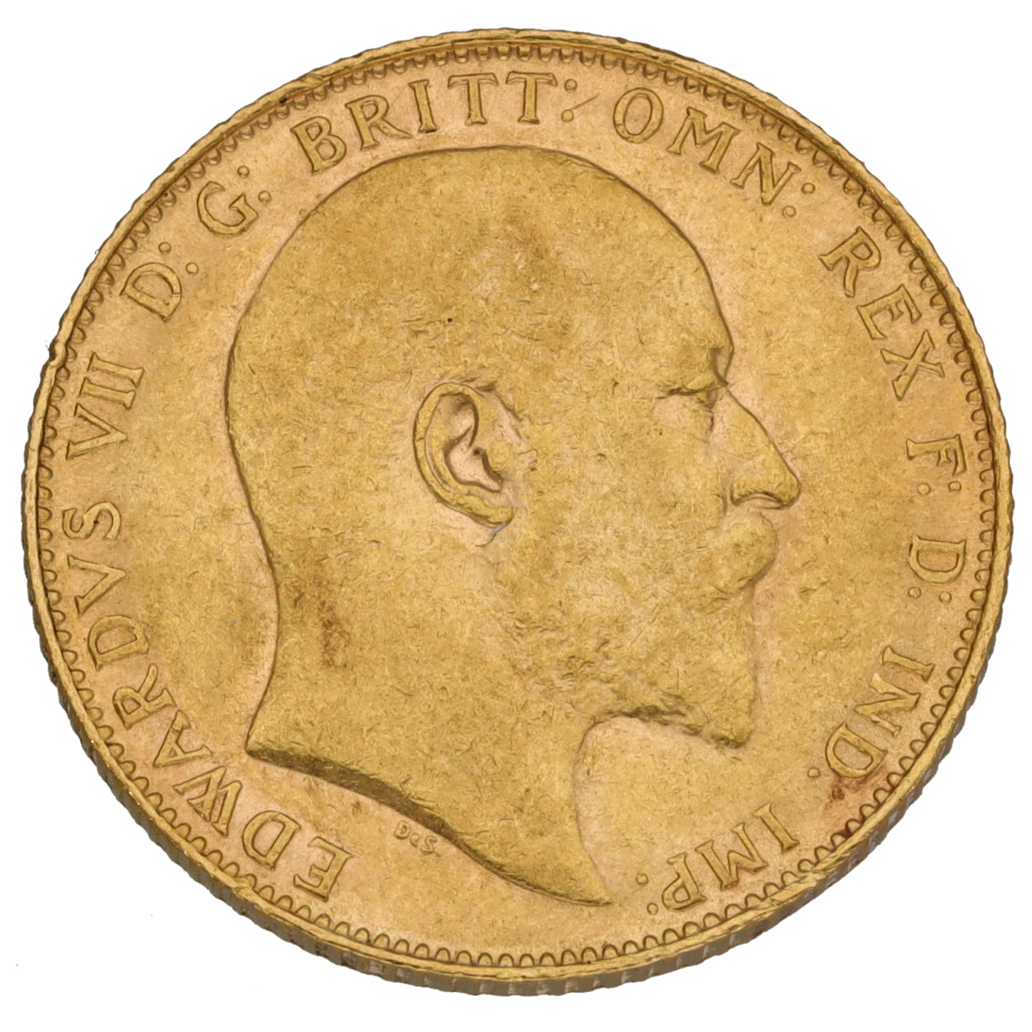 22ct Gold King Edward VII Full Sovereign Coin 1910