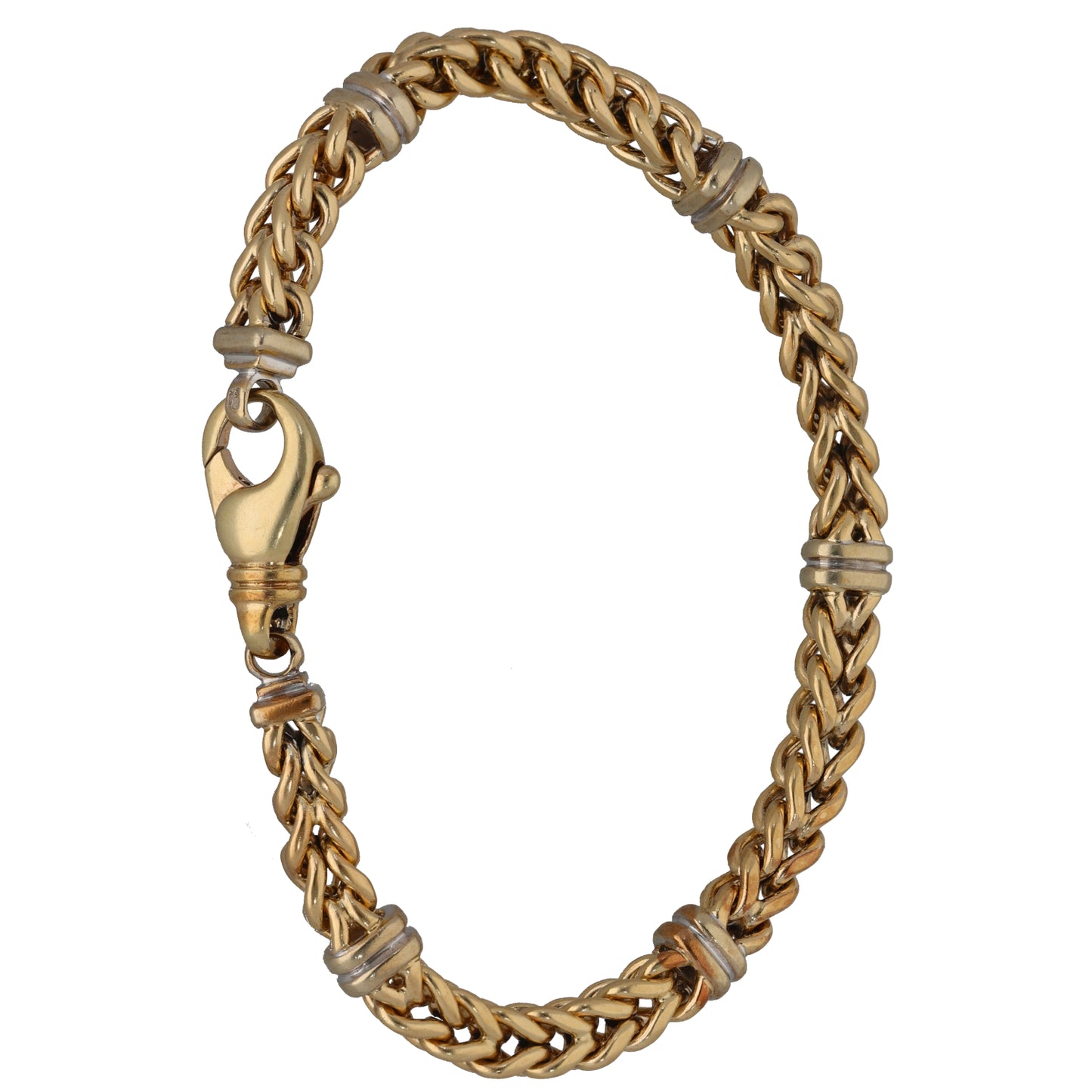 9ct Bicolour Gold Alternative Bracelet