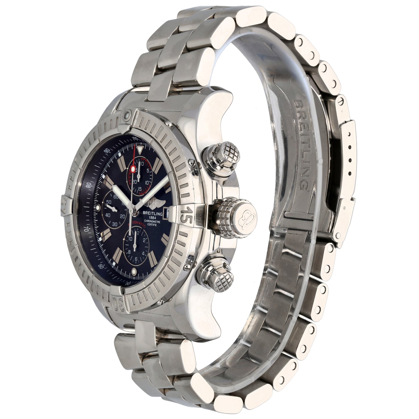 Breitling Super Avenger A13370 48mm Stainless Steel Watch