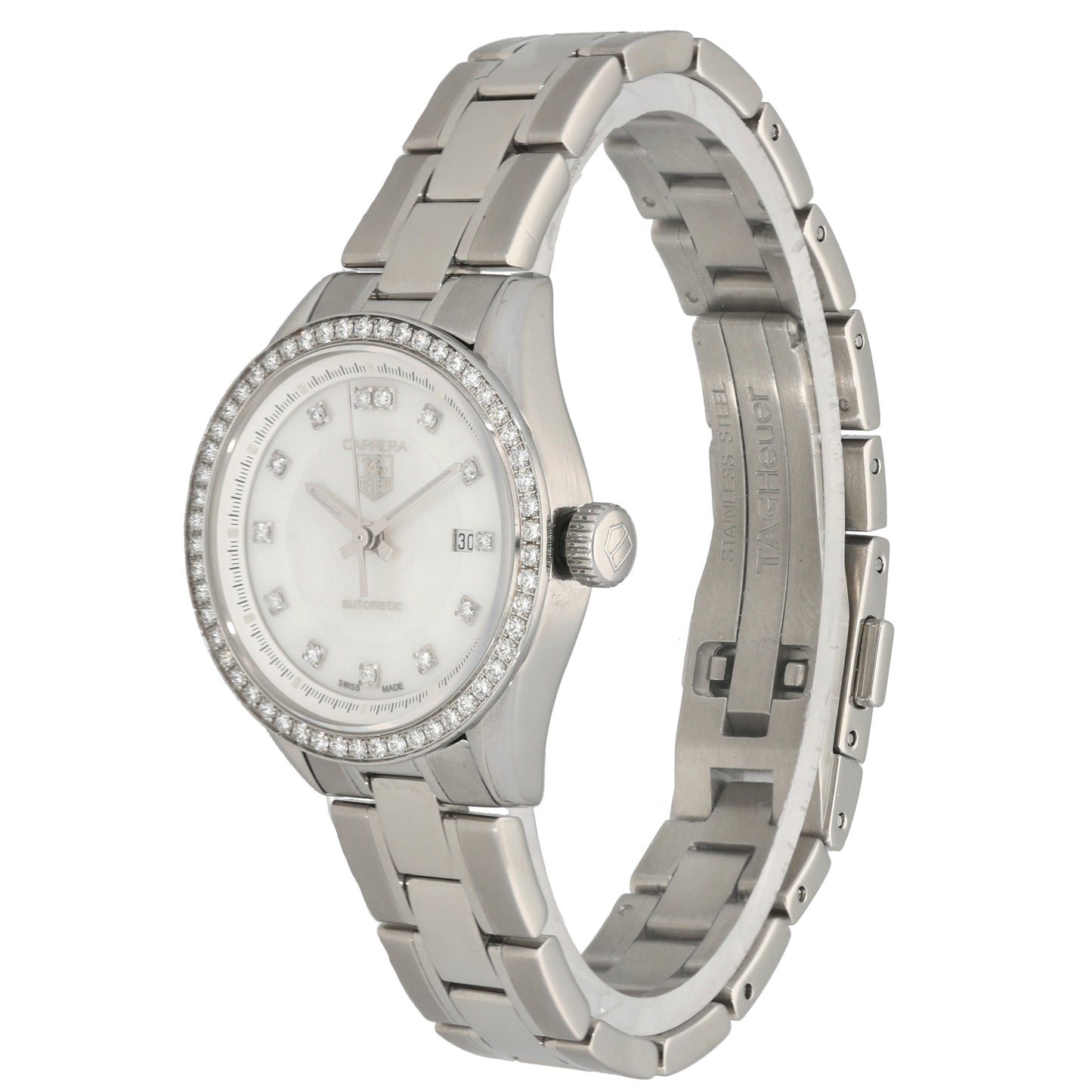 Tag Heuer Carrera WV2413 28mm Stainless Steel Watch