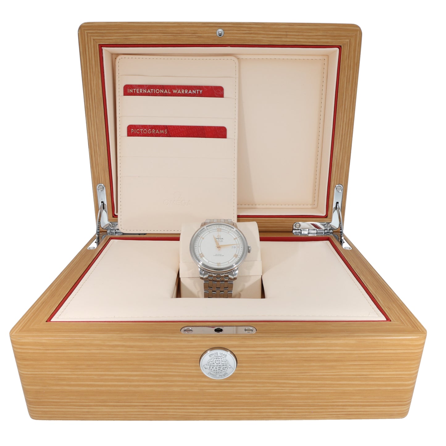 Omega De Ville Prestige 424.10.40.20.02.004 39.5mm Stainless Steel Watch