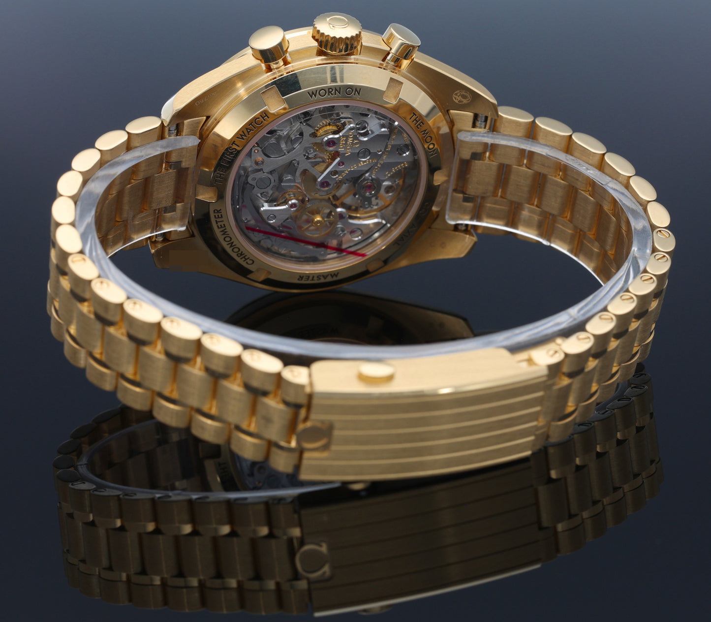 Omega Speedmaster 310.60.42.50.10.001 42mm Gold Watch