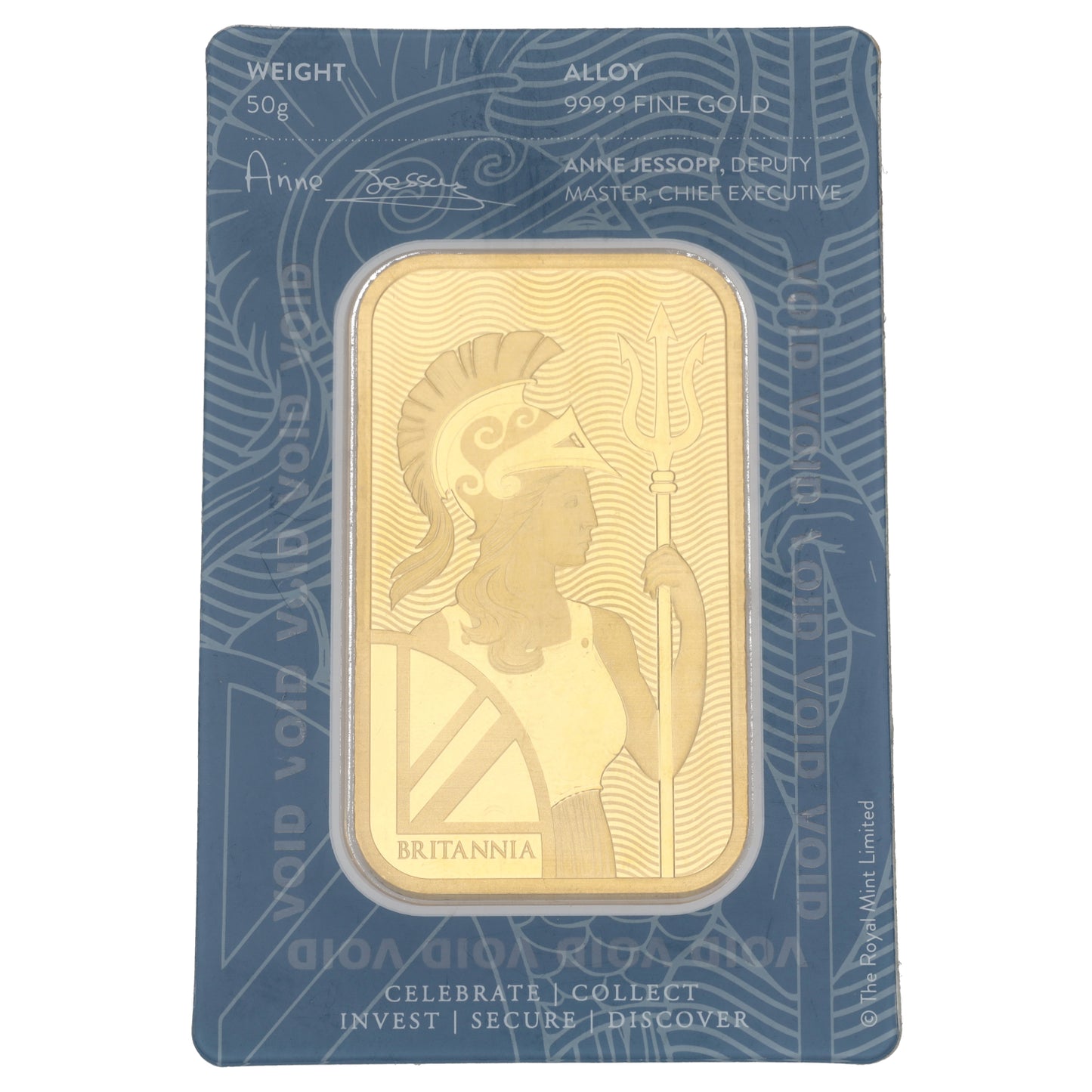 24ct 50g Gold Bar