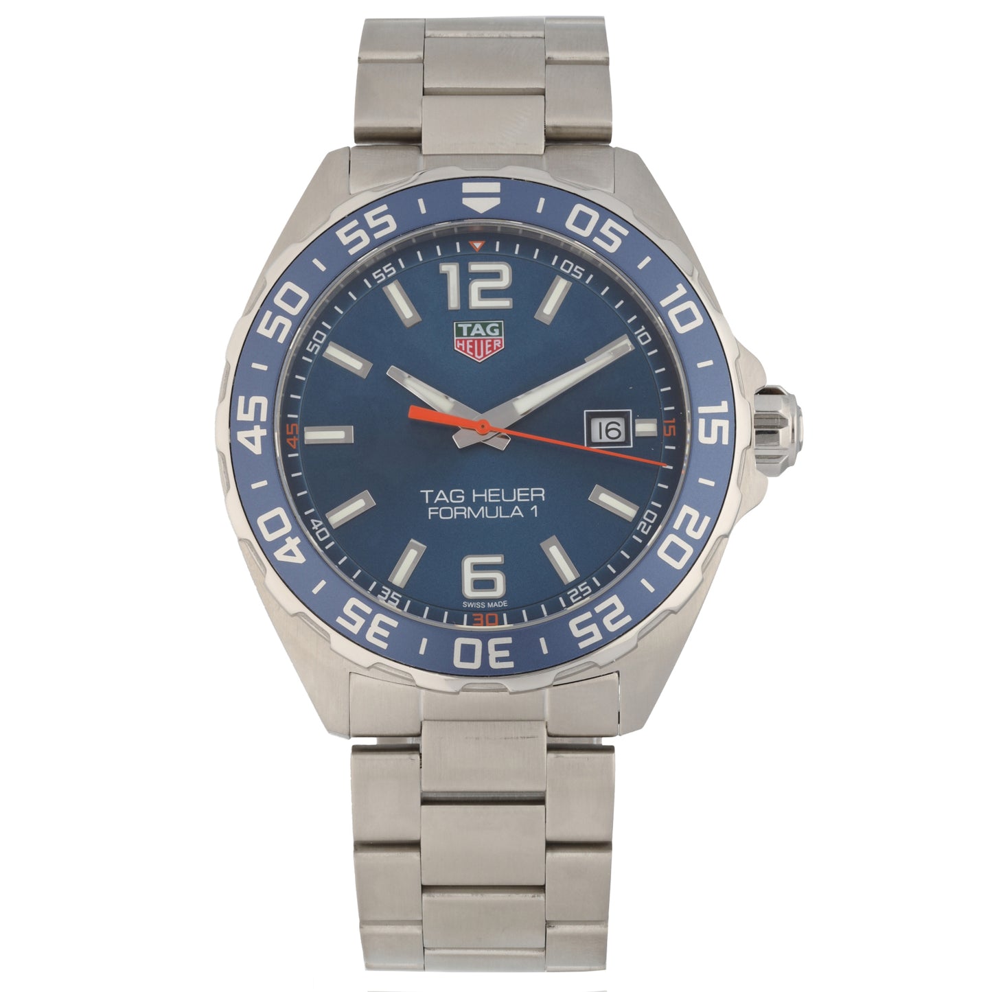 Tag Heuer Formula 1 WAZ1010 43mm Stainless Steel Watch